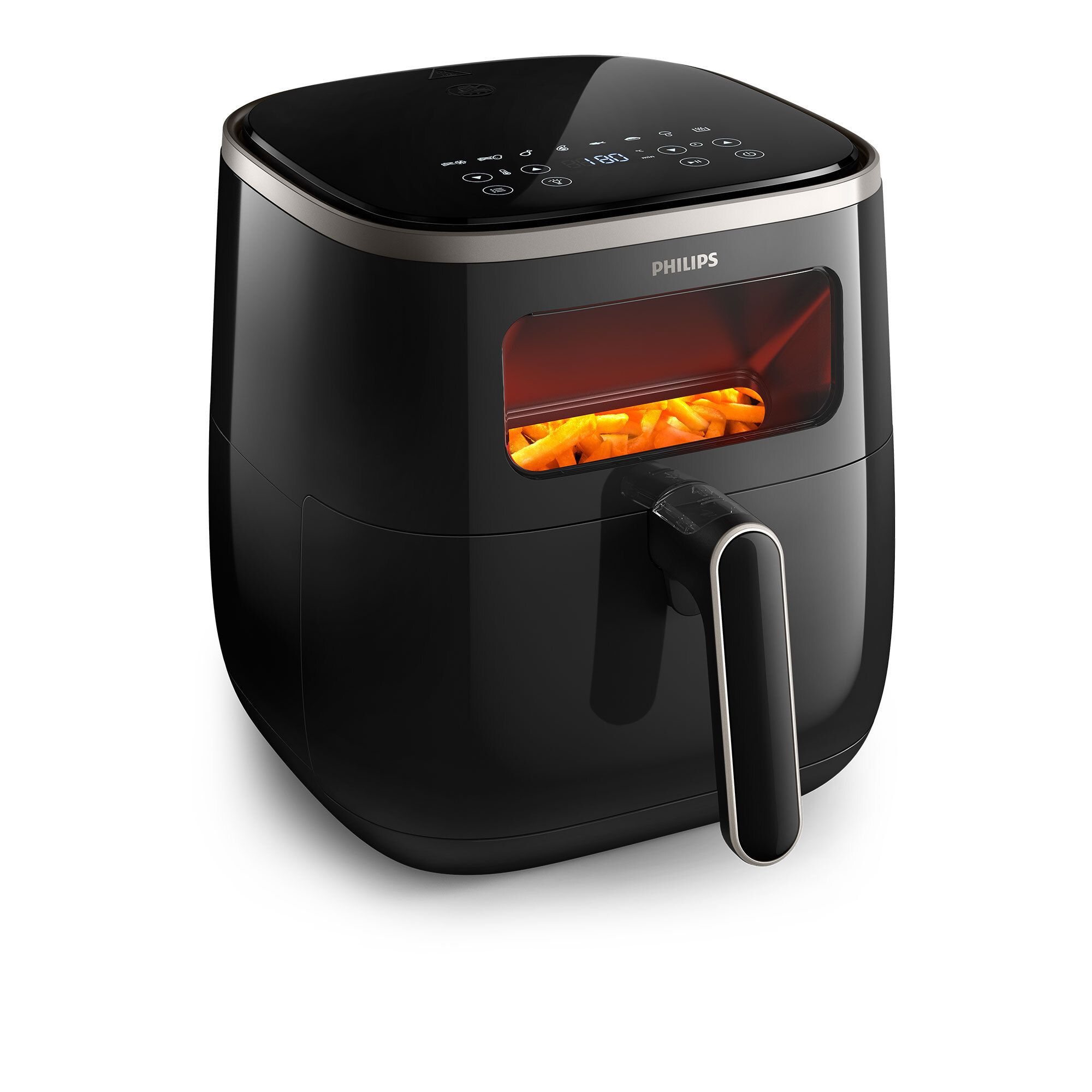 QVC Philips Friggitrice ad aria Airfryer XL HD9257/80 con finestra