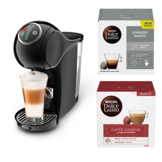 Nescafé Dolce Gusto
Delonghi Genio S plus
16 capsule Ginseng 
16 capsule Barista