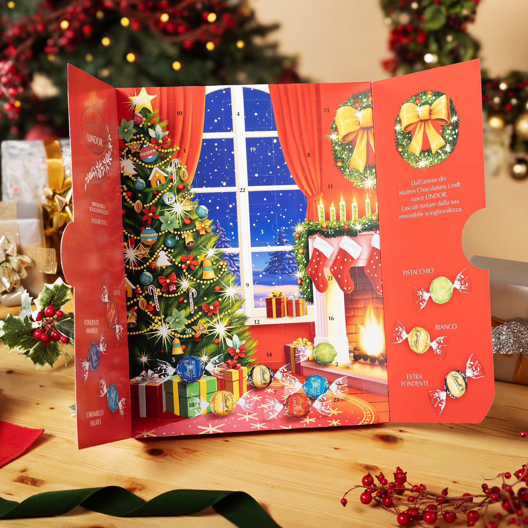 Lindt
Calendario
dell'Avvento Lindor