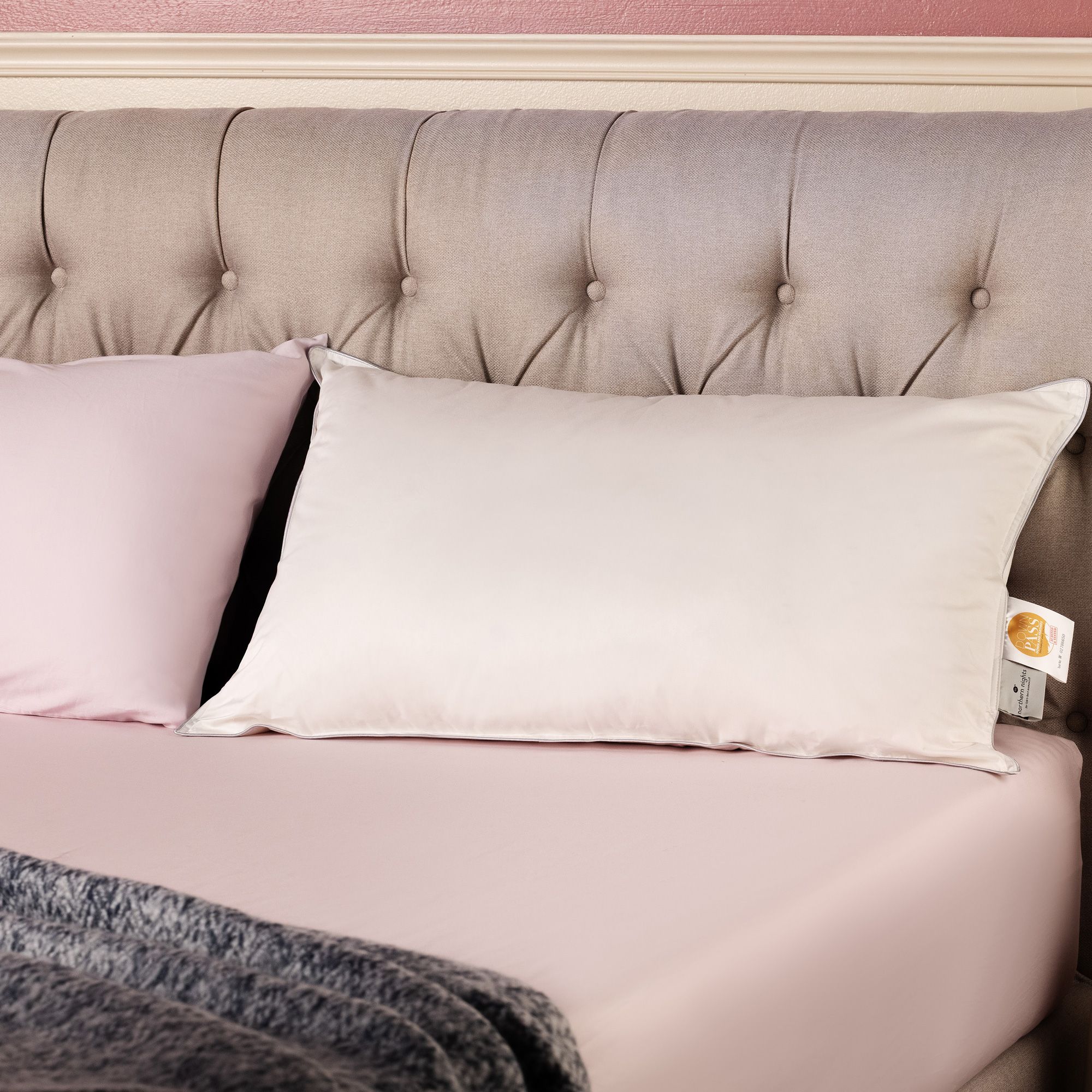 Northern Nights
Cuscino 30% piumino
70% piumetta
con bordino argentato