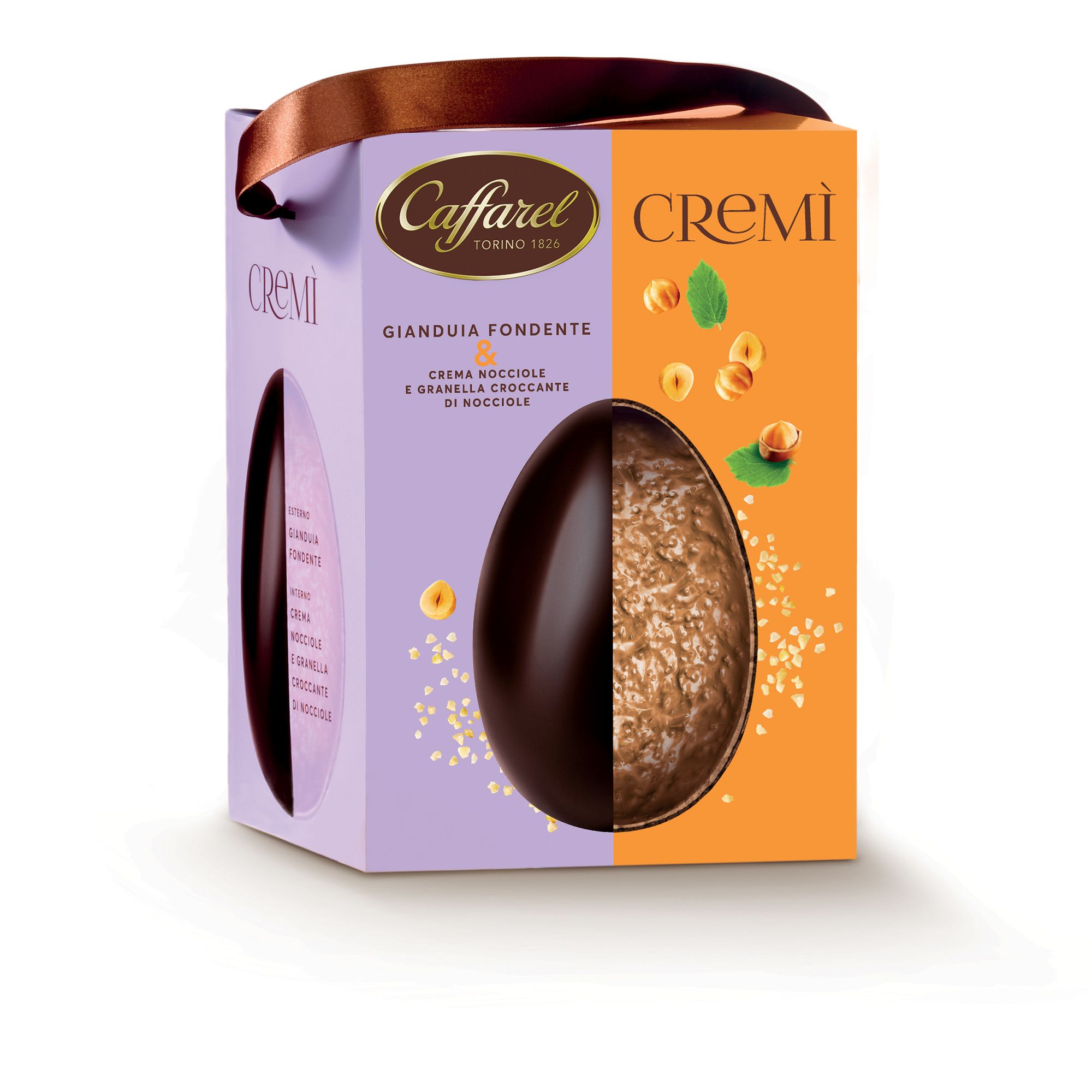 Image of Caffarel Uovo di Pasqua Cremì doppio strato con confezione regalo061