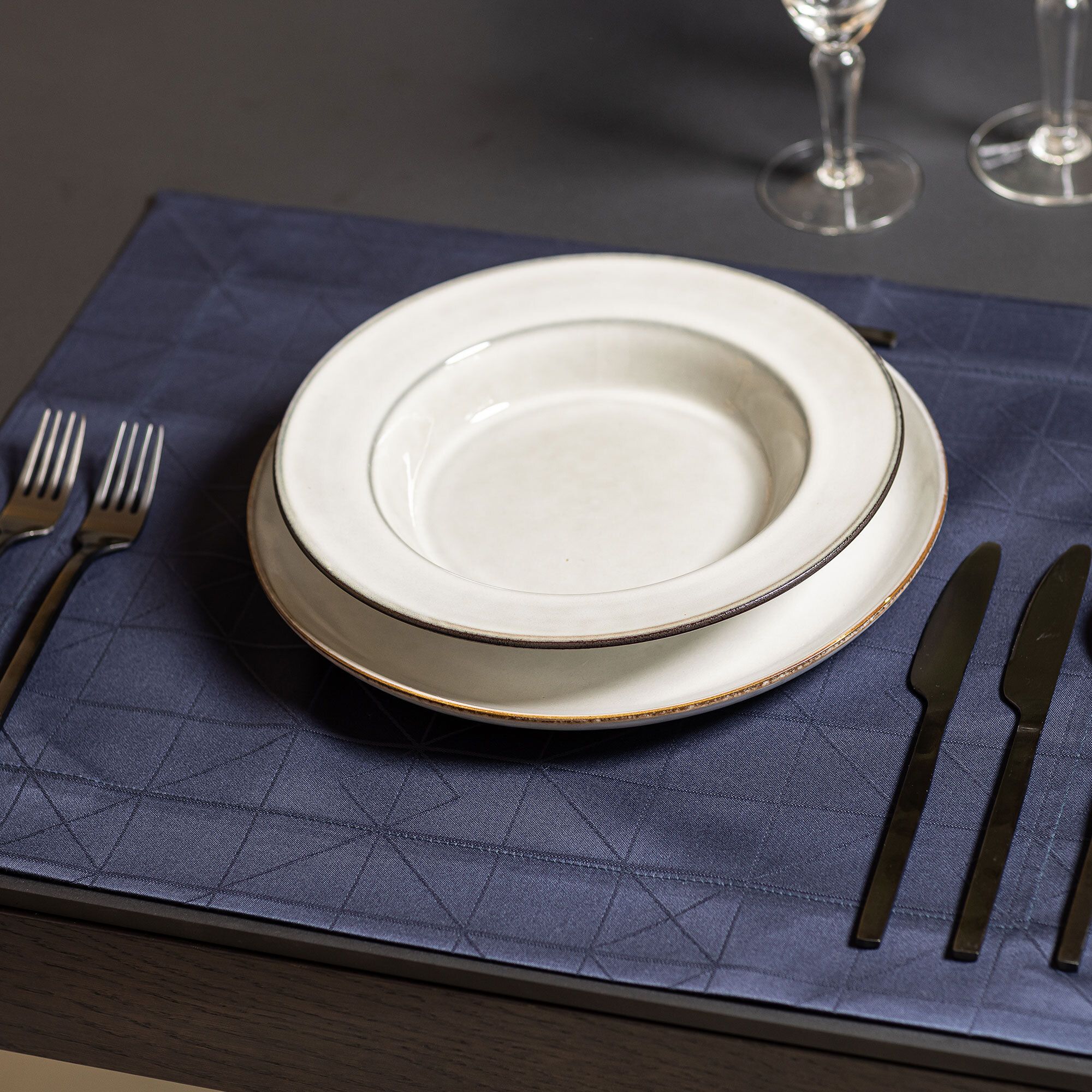 Ferò
Set 2 tovagliette
americane in cotone
idrorepellenti