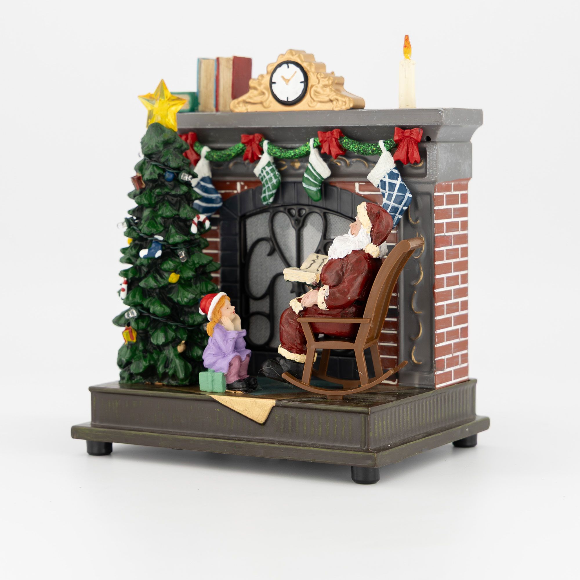 Santa Express
Decorazione natalizia
animata di Babbo
Natale al caminetto