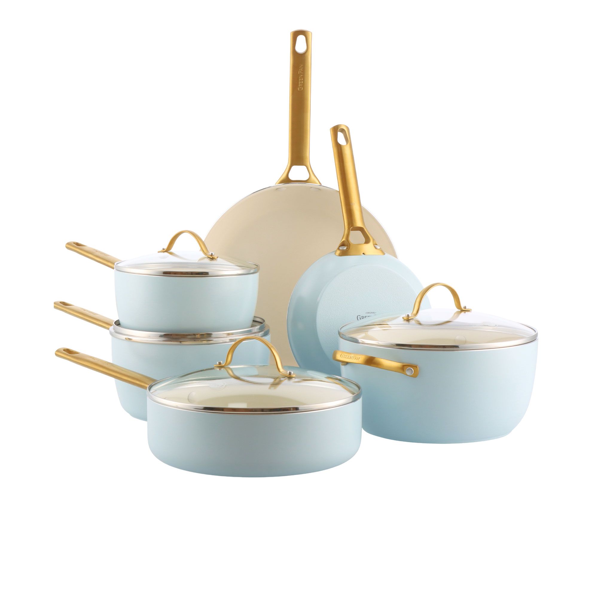 GreenPan
Batteria di pentole 
Padova in ceramica
antiaderente,10 pezzi