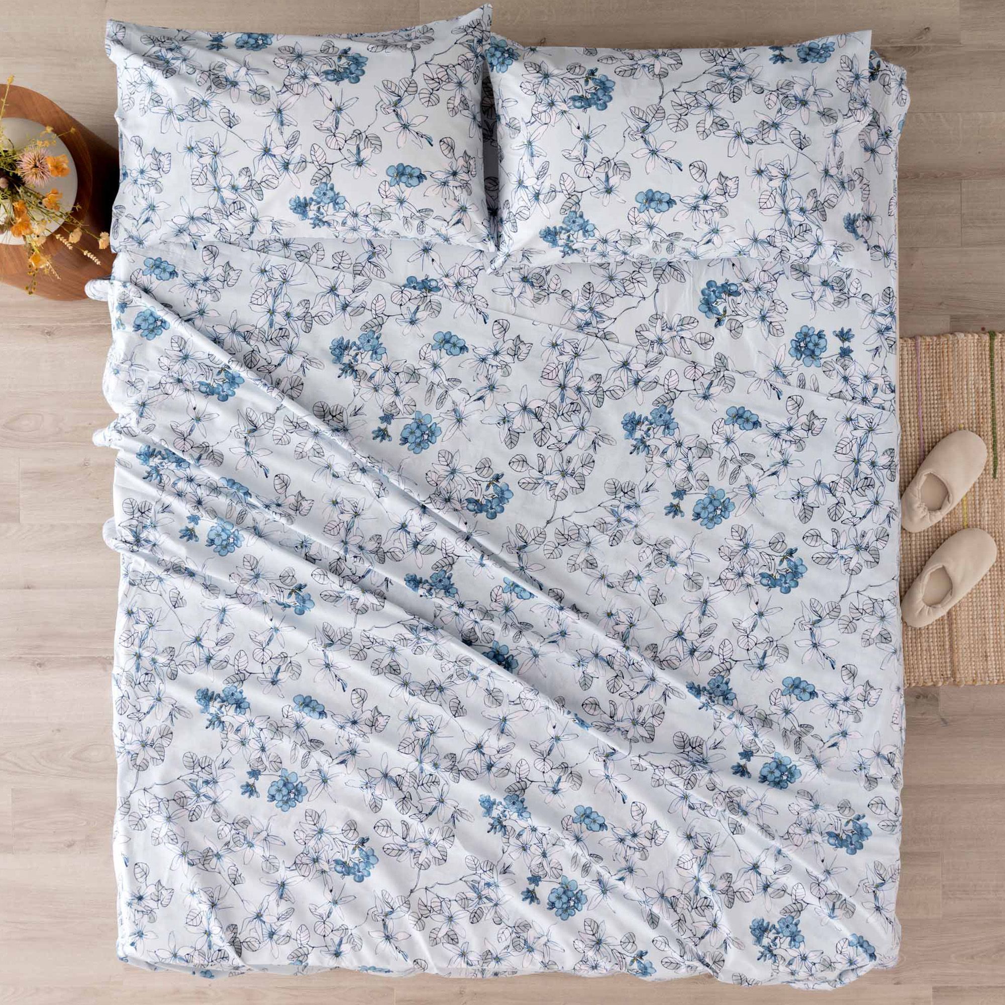 Carillo Home 
Completo letto
matrimoniale Zoe
in cotone con stampa