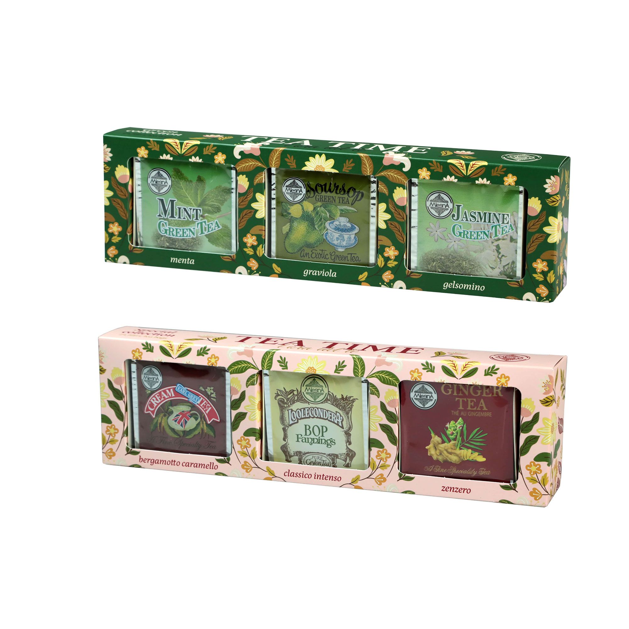Mlesna 
2 confezioni con
6 gusti di tè
di Ceylon