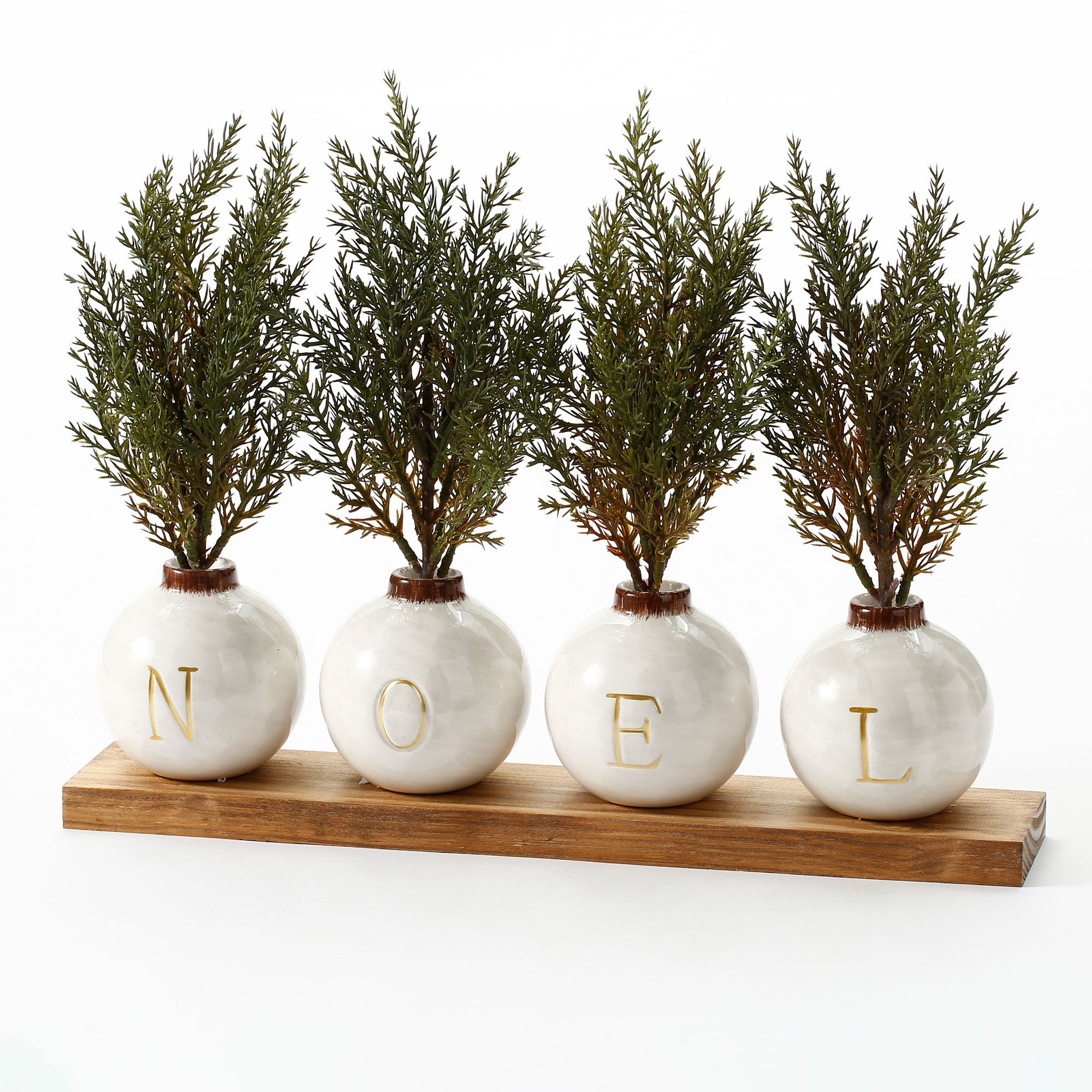 Villa Altachiara
Centrotavola Noel
con alberelli
18x8x37 cm