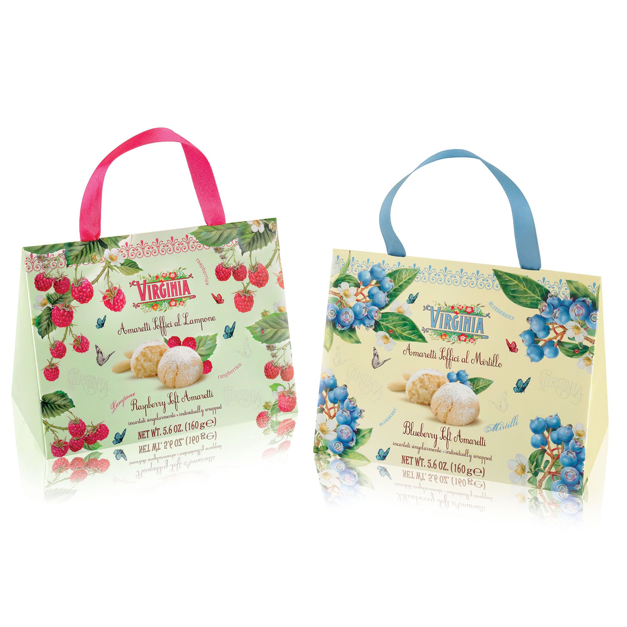 Amaretti Virginia
Kit 2 borsette in
cartone di amaretti