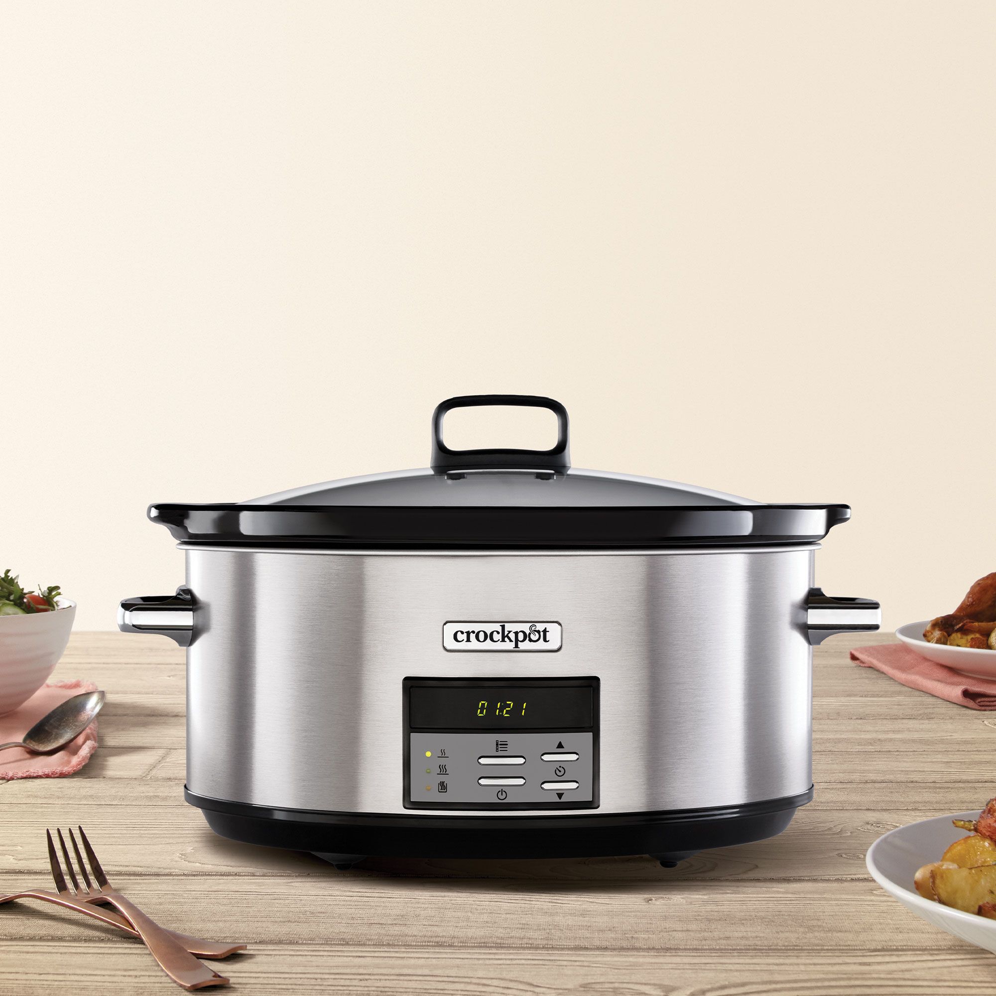 CrockPot JP0118
Pentola a cottura
lenta,capacità 7,5 L
Timer digitale