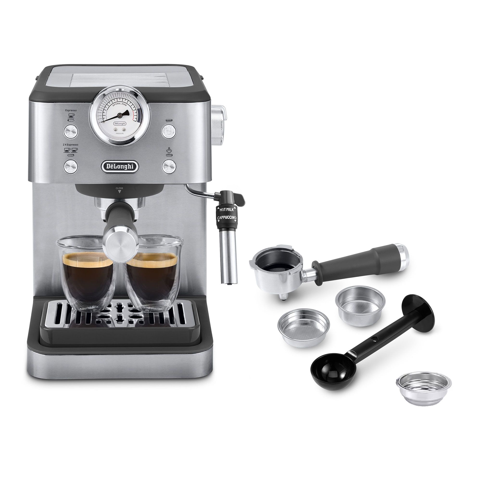 De'Longhi EM450.M
Macchina per caffè
espresso manuale
+2 bicchieri in vetro