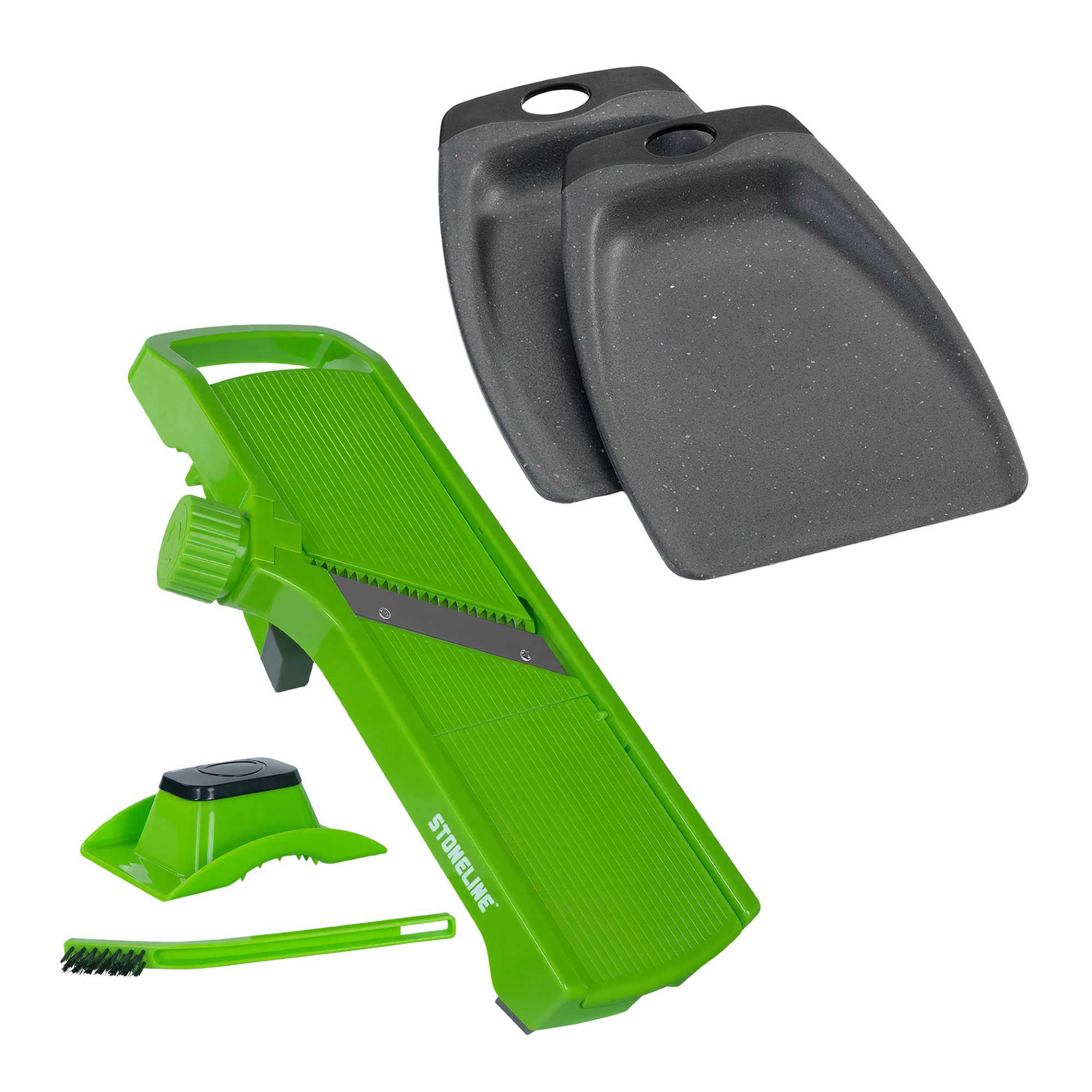 Stoneline
Set mandolina
con 2 taglieri
a paletta