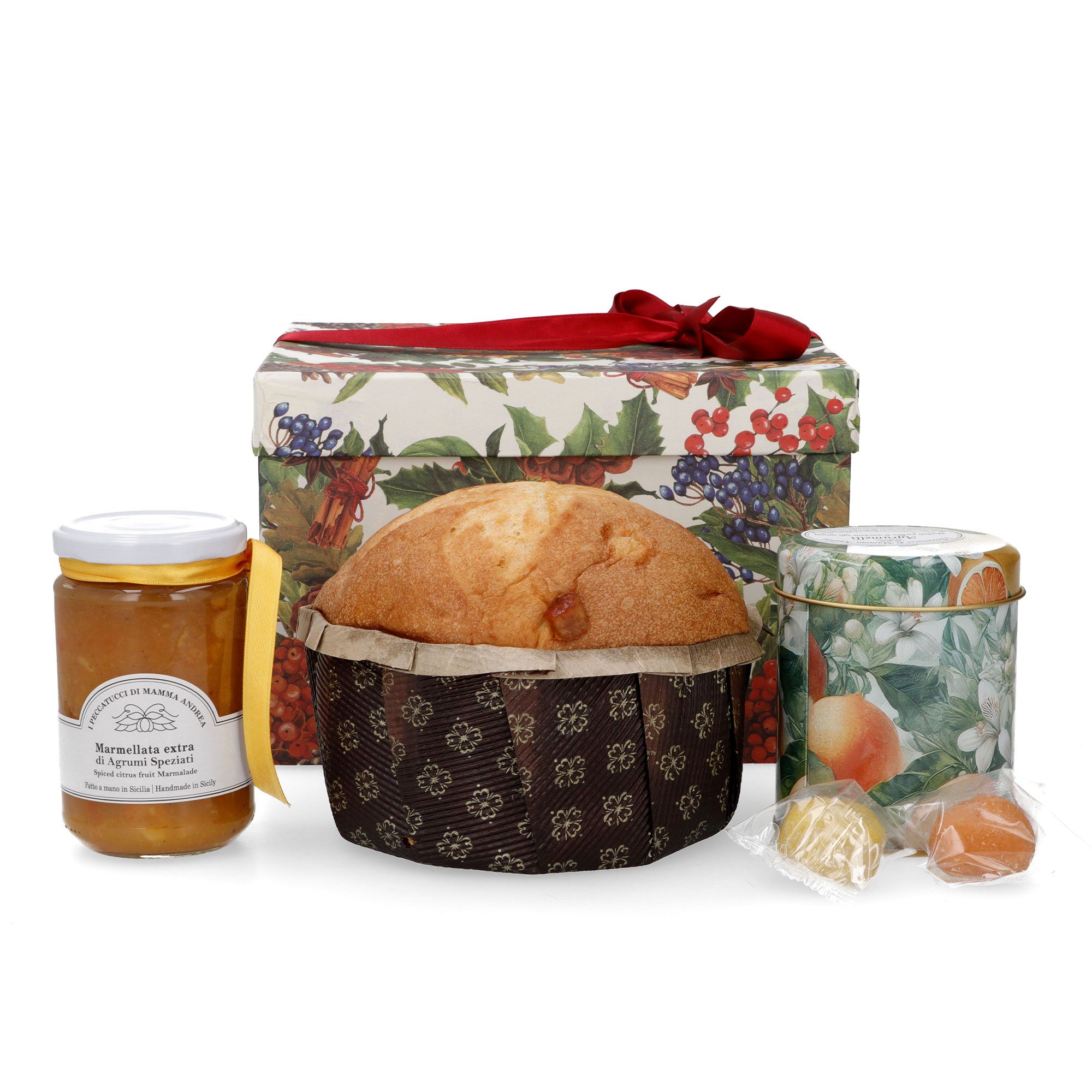 I Peccatucci Di Mamma Andrea Scatola Regalo Con Panettone E 2 Dolci