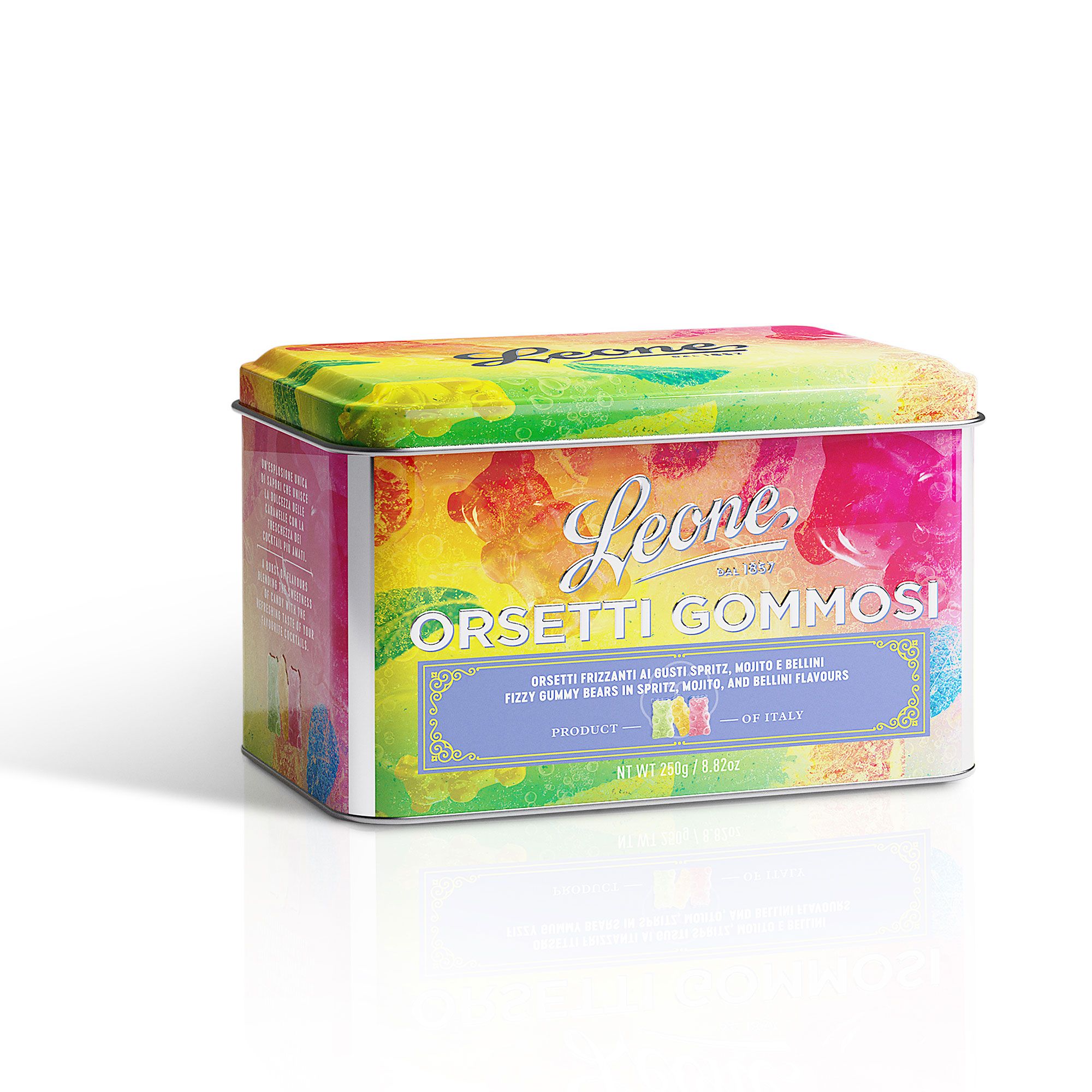 Pastiglie Leone
Scatola regalo
con orsetti gommosi
assortiti (250g)