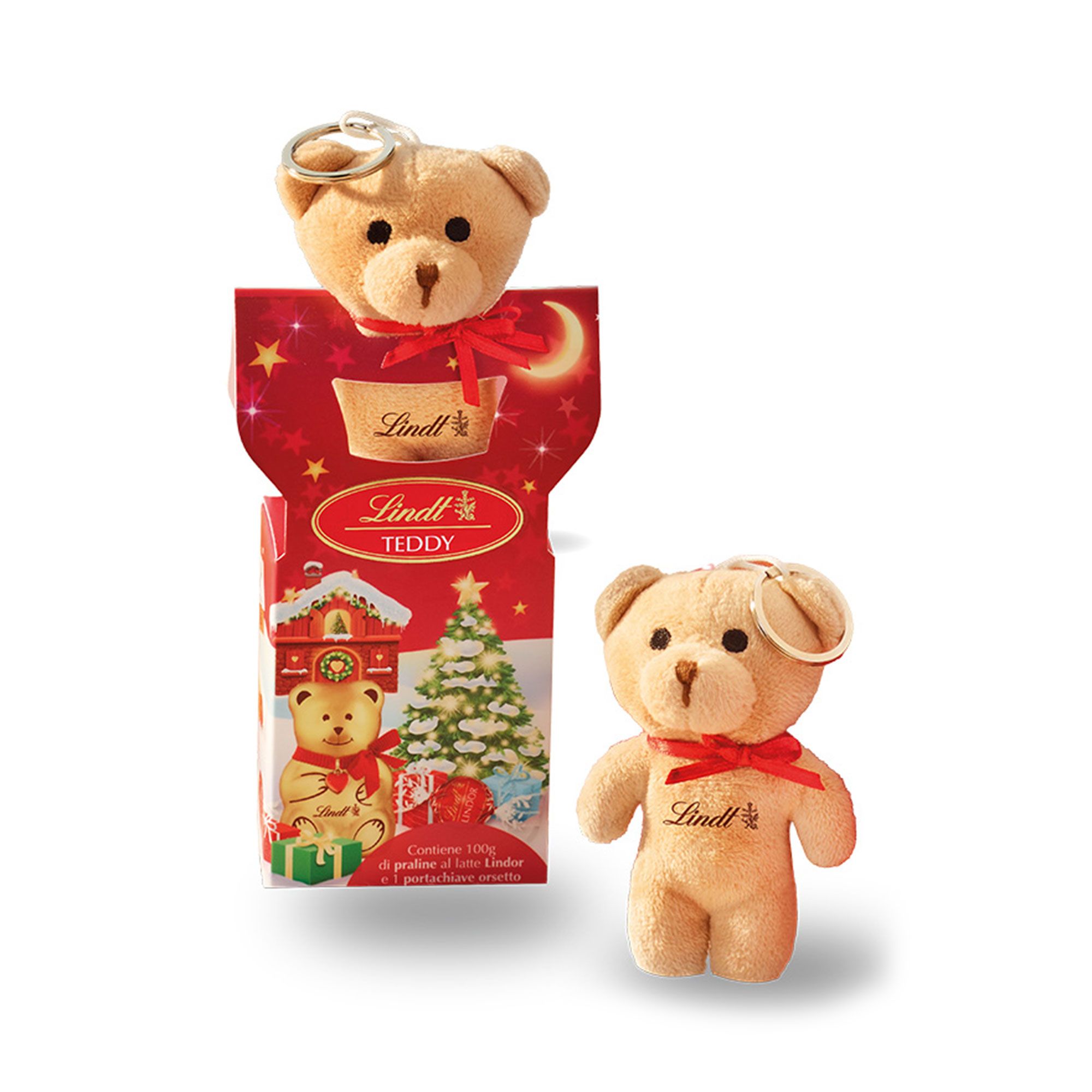 Lindt
Portachiavi Teddy
con Boules Lindor
al latte 62g