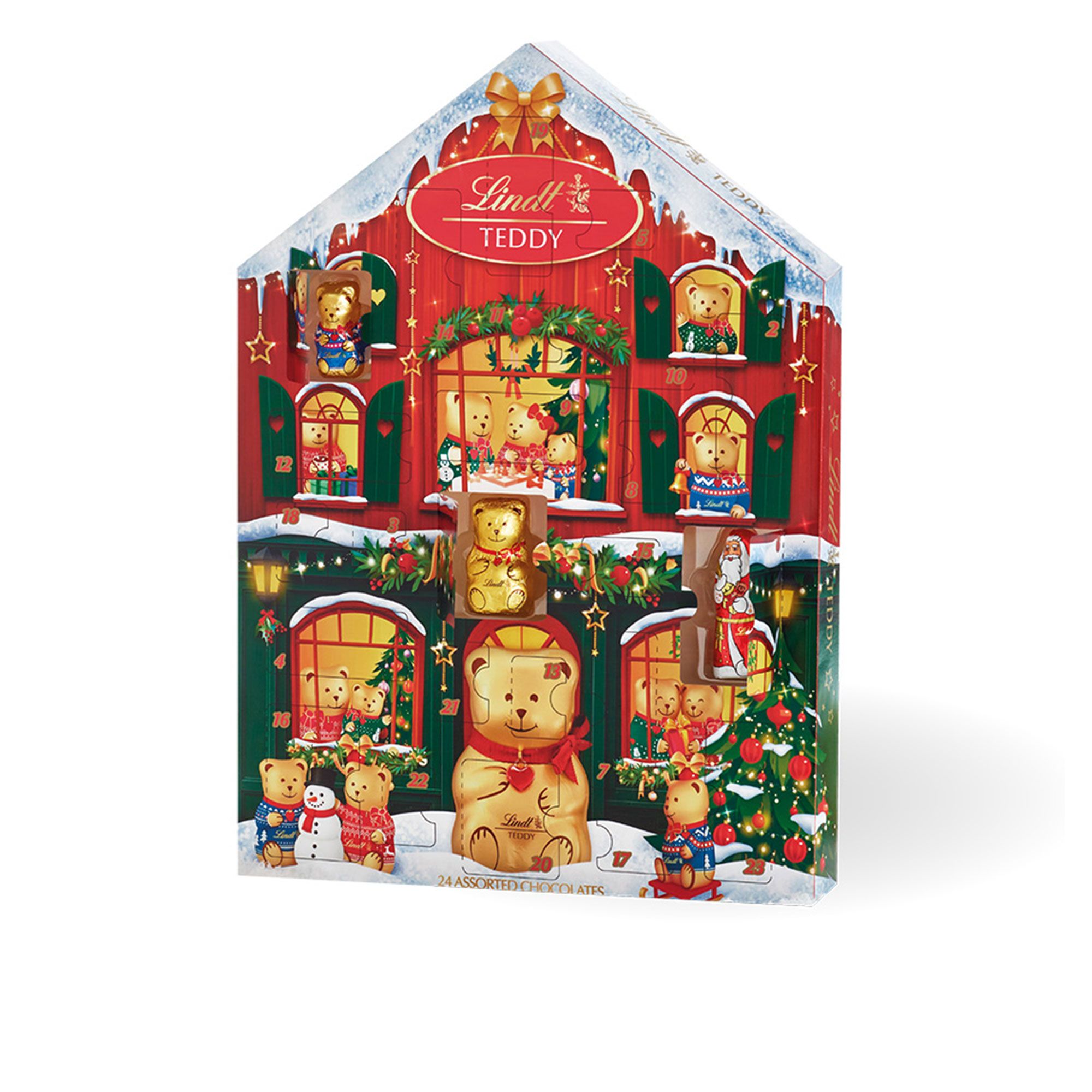  Lindt
Calendario Avvento
casetta Teddy
146g