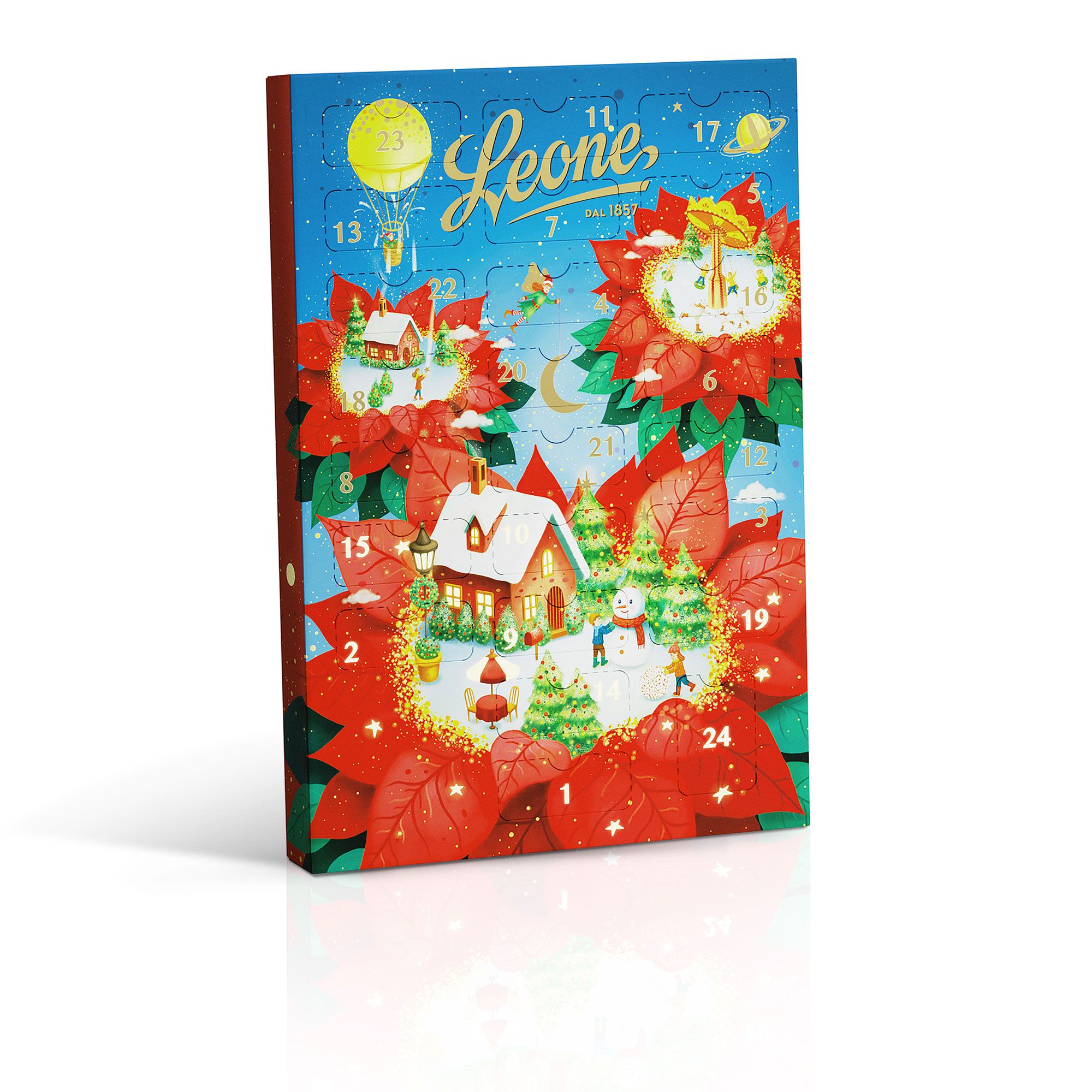 Pastiglie Leone
Calendario
dell'Avvento con
dolci assortiti 220g