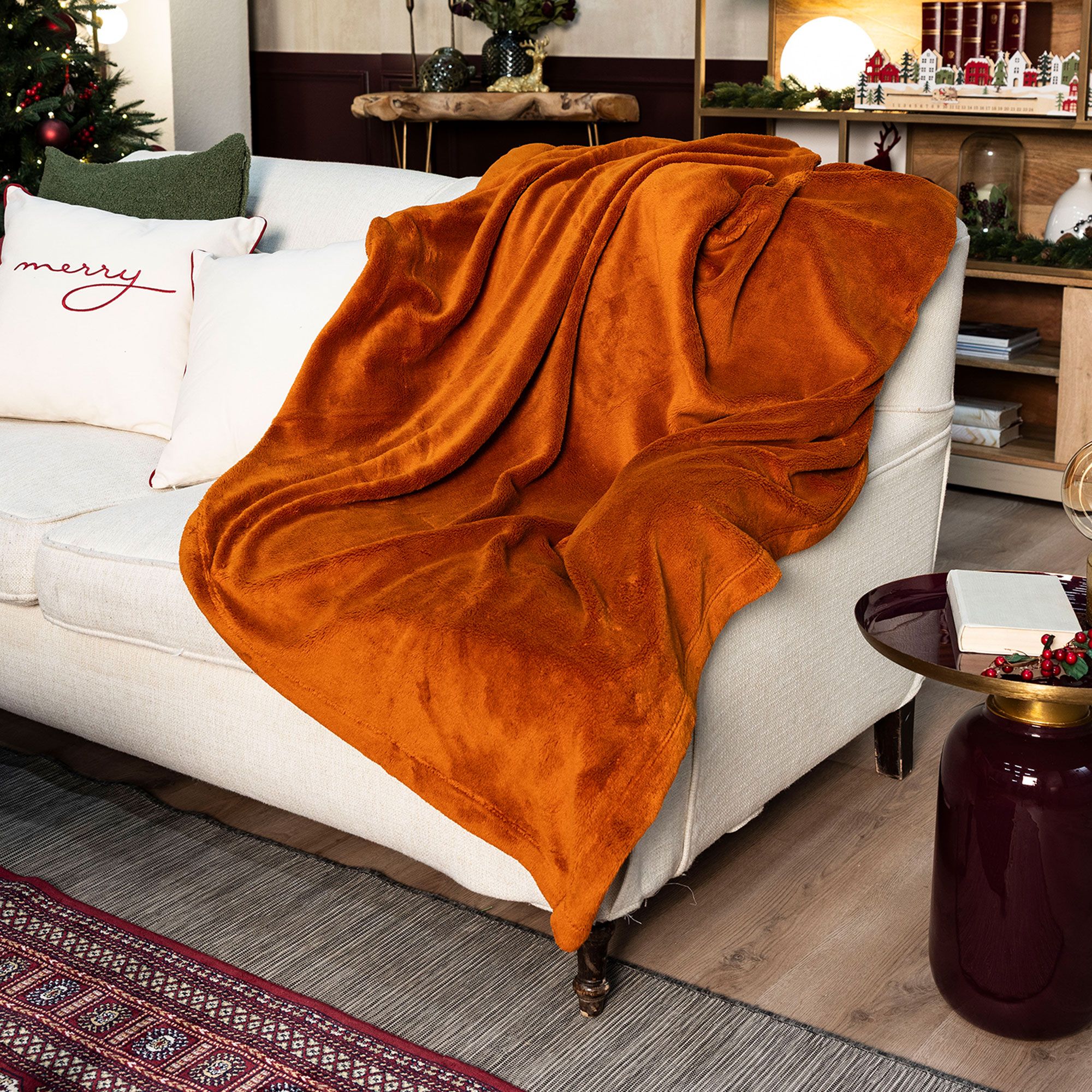 Mont Chalet
Coperta in pile
effetto pelouche