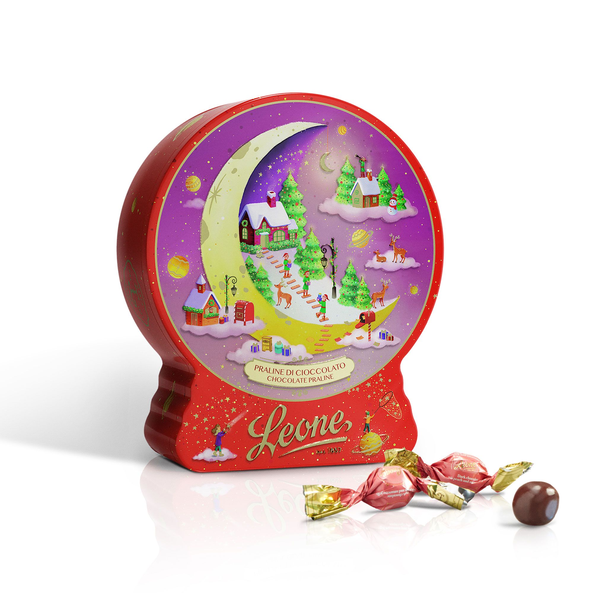 Pastiglie Leone
Latta Natale
con praline
gourmet (100 g)