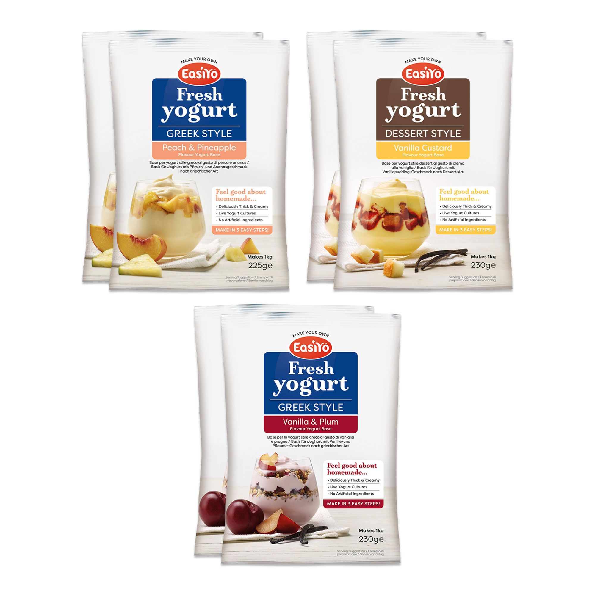 Easiyo
6 kg di yougurt
in stile greco