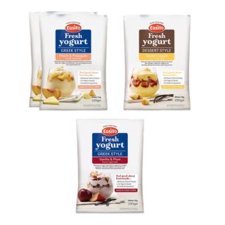 Easiyo
4 kg di yogurt
stile dessert e
greco