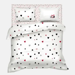 Camomilla Milano Home
Completo letto
estivo Love & Fun
in cotone 200TC