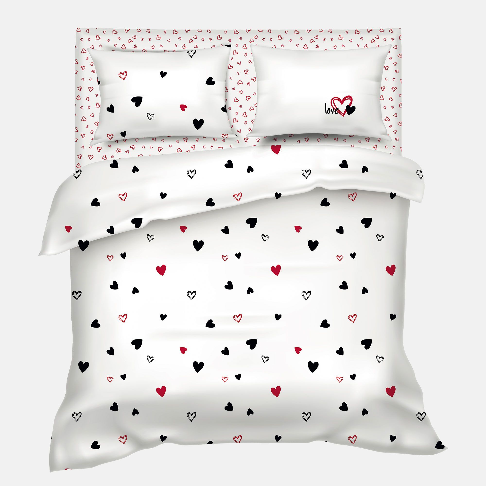 Camomilla Milano Home Completo letto estivo Love & Fun in cotone 200TC