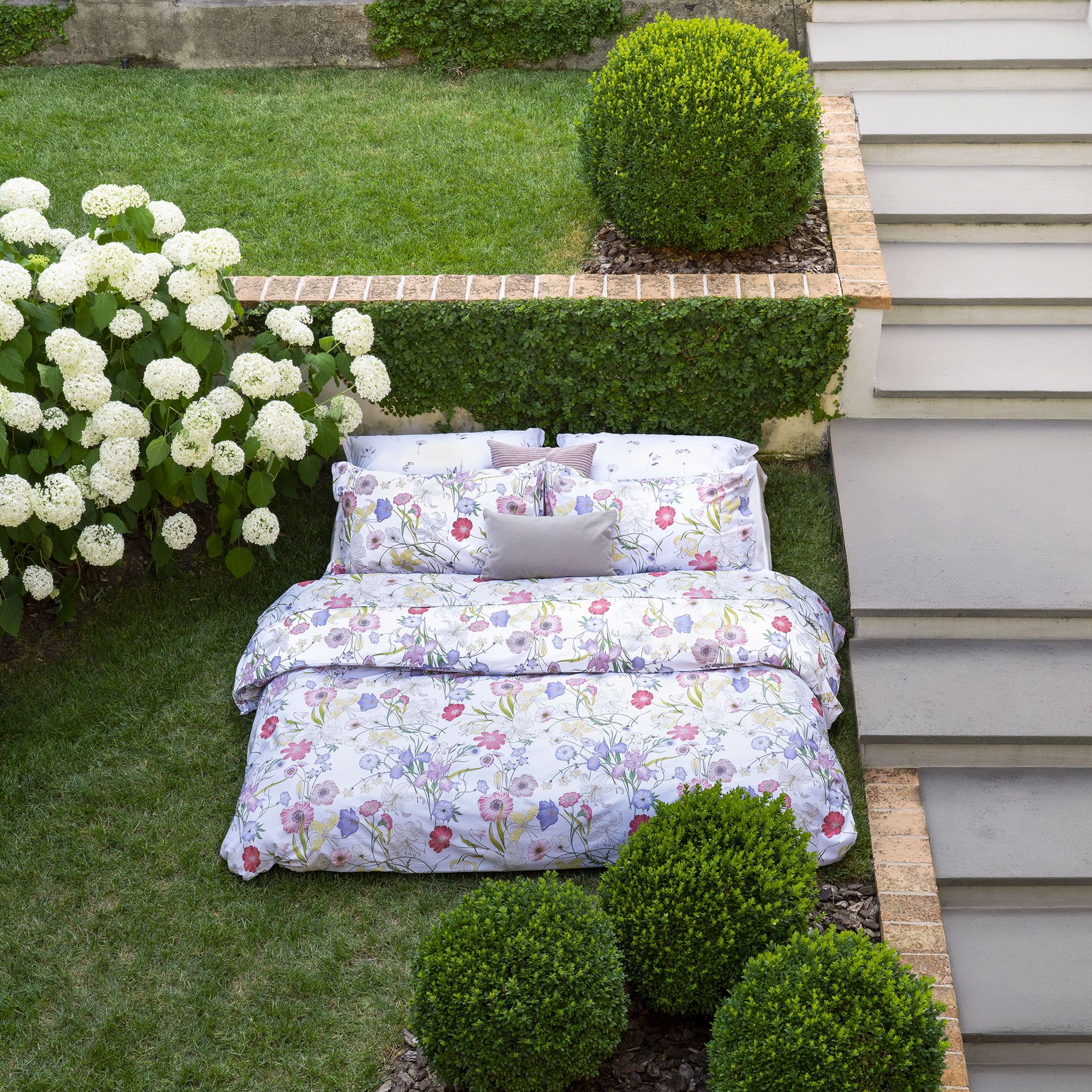 Cogal
Completo letto
Ranuncoli in cotone
con stampa