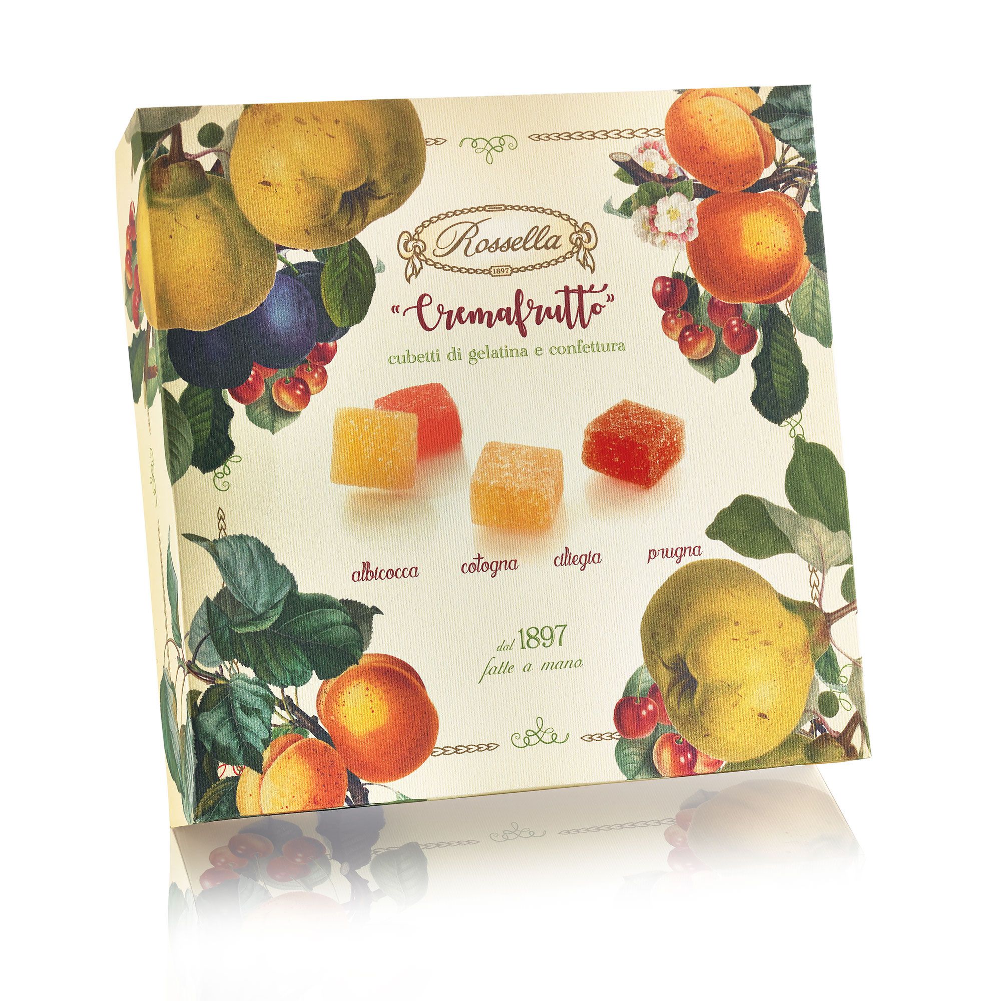 Caramelle Rossella
Scatola cubetti
alla frutta (200g)