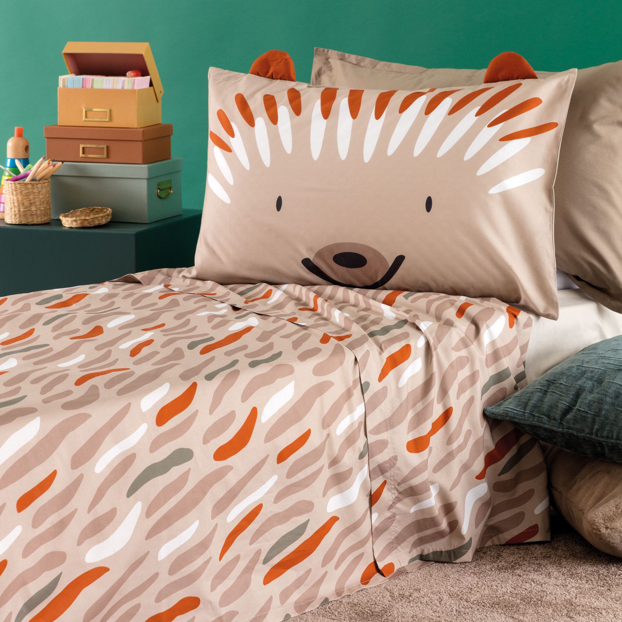 Carillo Home
Completo letto
Ciuffi in cotone
percalle fantasia