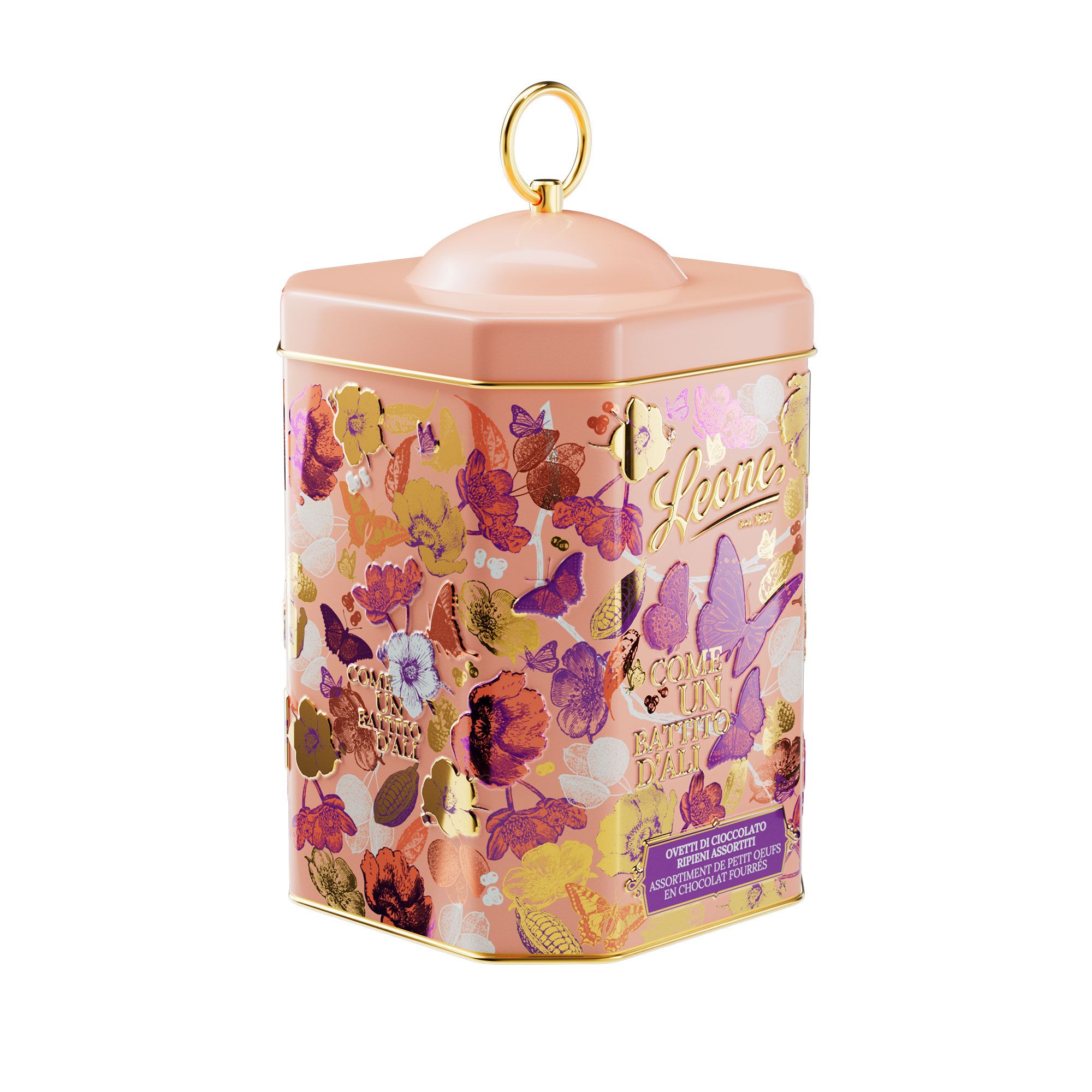 Pastiglie Leone
Latta con ovetti
di cioccolato
assortiti (350 g)