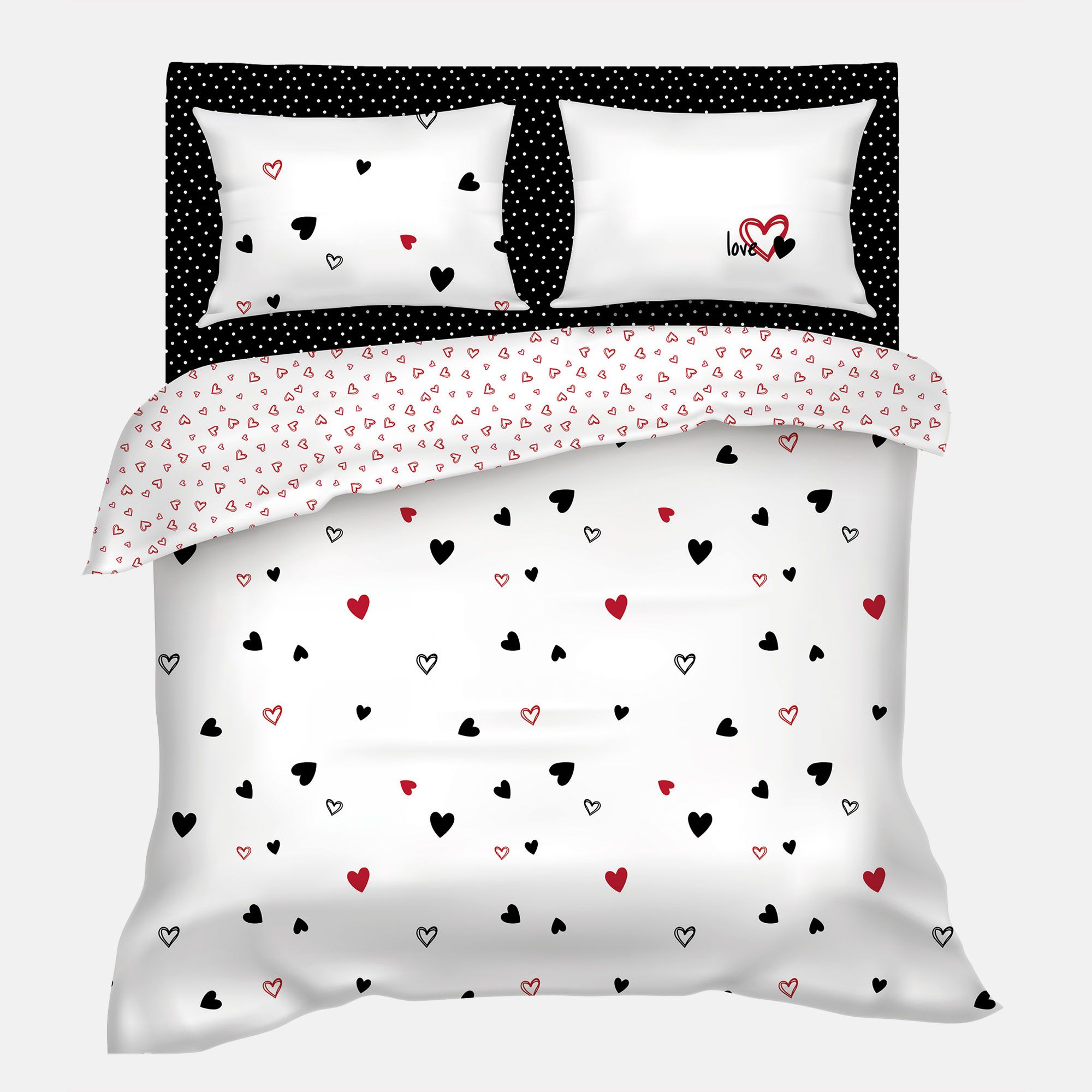 Camomilla Milano Home
Completo copripiumino
Love & Fun in cotone
200TC
