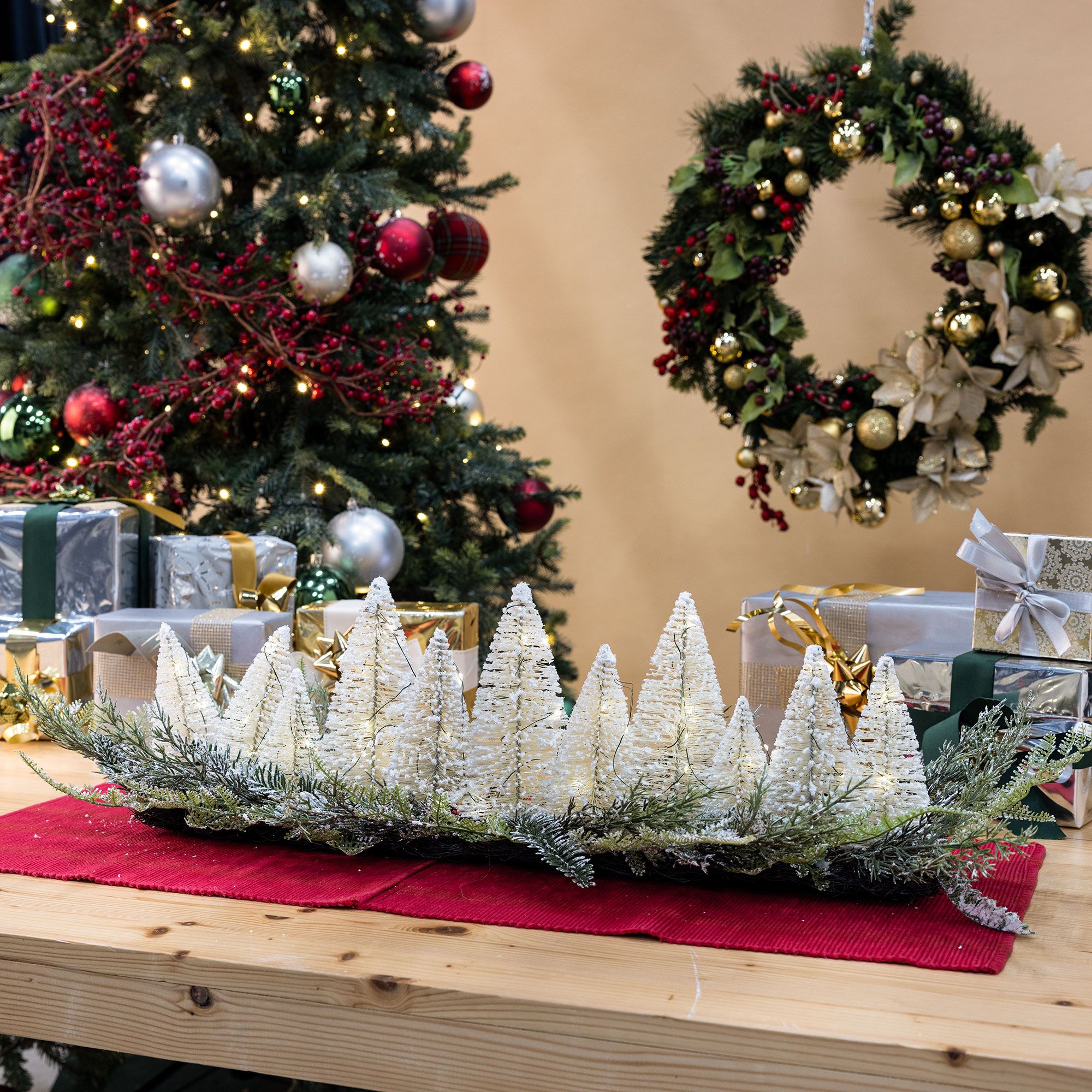 Santa Express
Centrotavola
natalizio
pre-illuminato