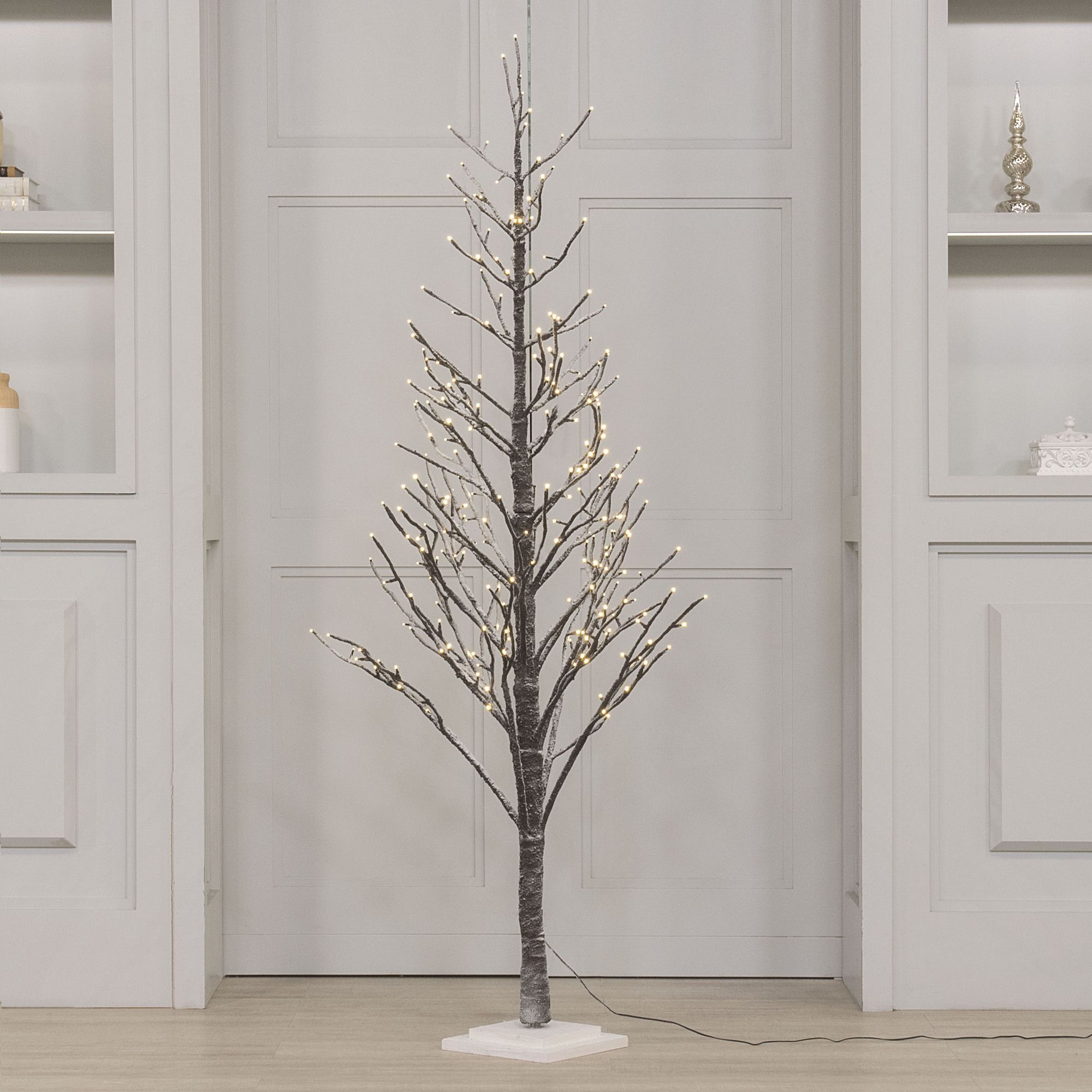 QVC Santa's Express Albero di Natale Natural Snow 180cm