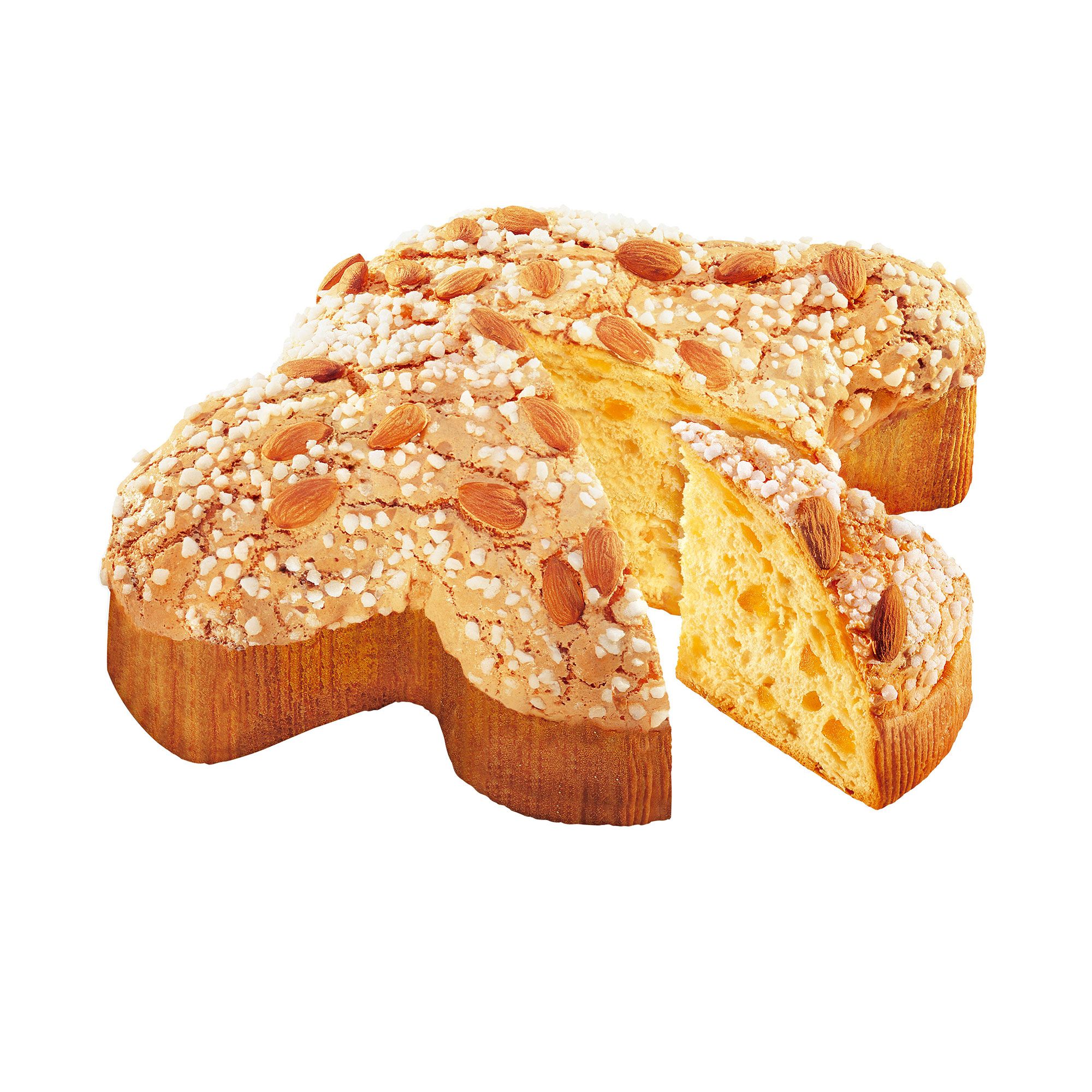 Image of Amaretti Virginia Colomba classica con glassa nocciole da 1 kg + borsa mare061