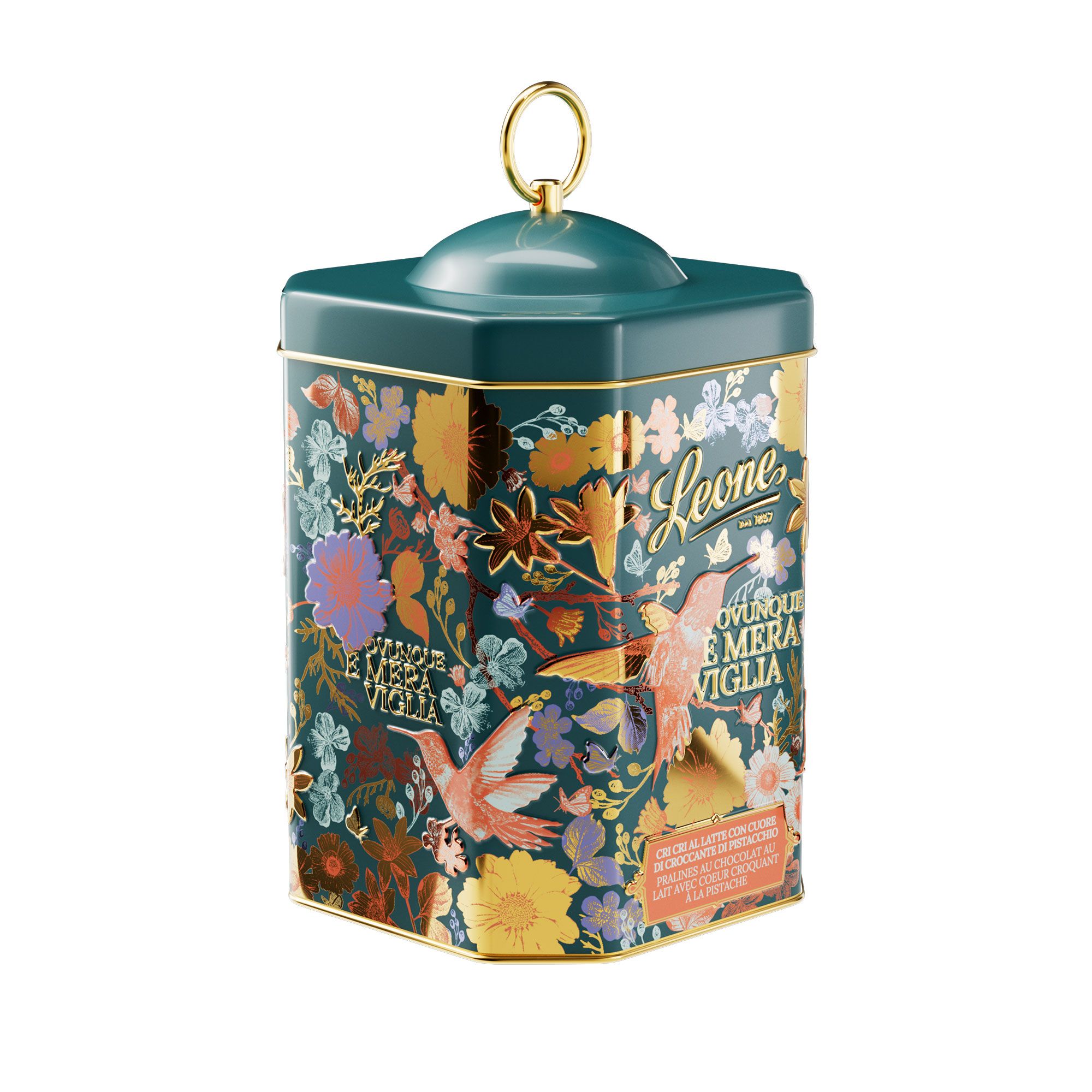 Pastiglie Leone
Latta libellula
con Cri Cri nocciola
assortiti (350 g)