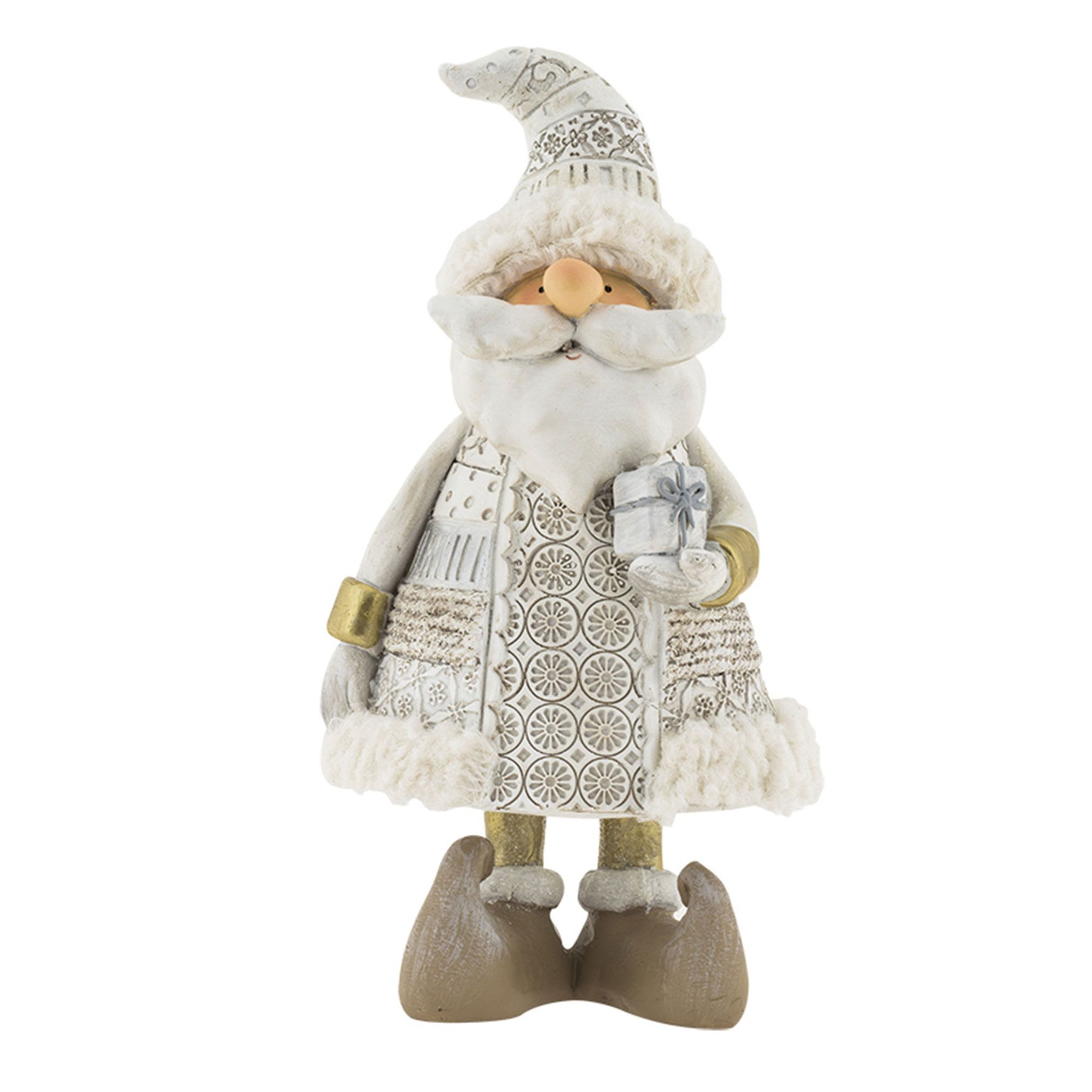 Villa Altachiara
Babbo Natale
con abito a rilievo
bianco e oro