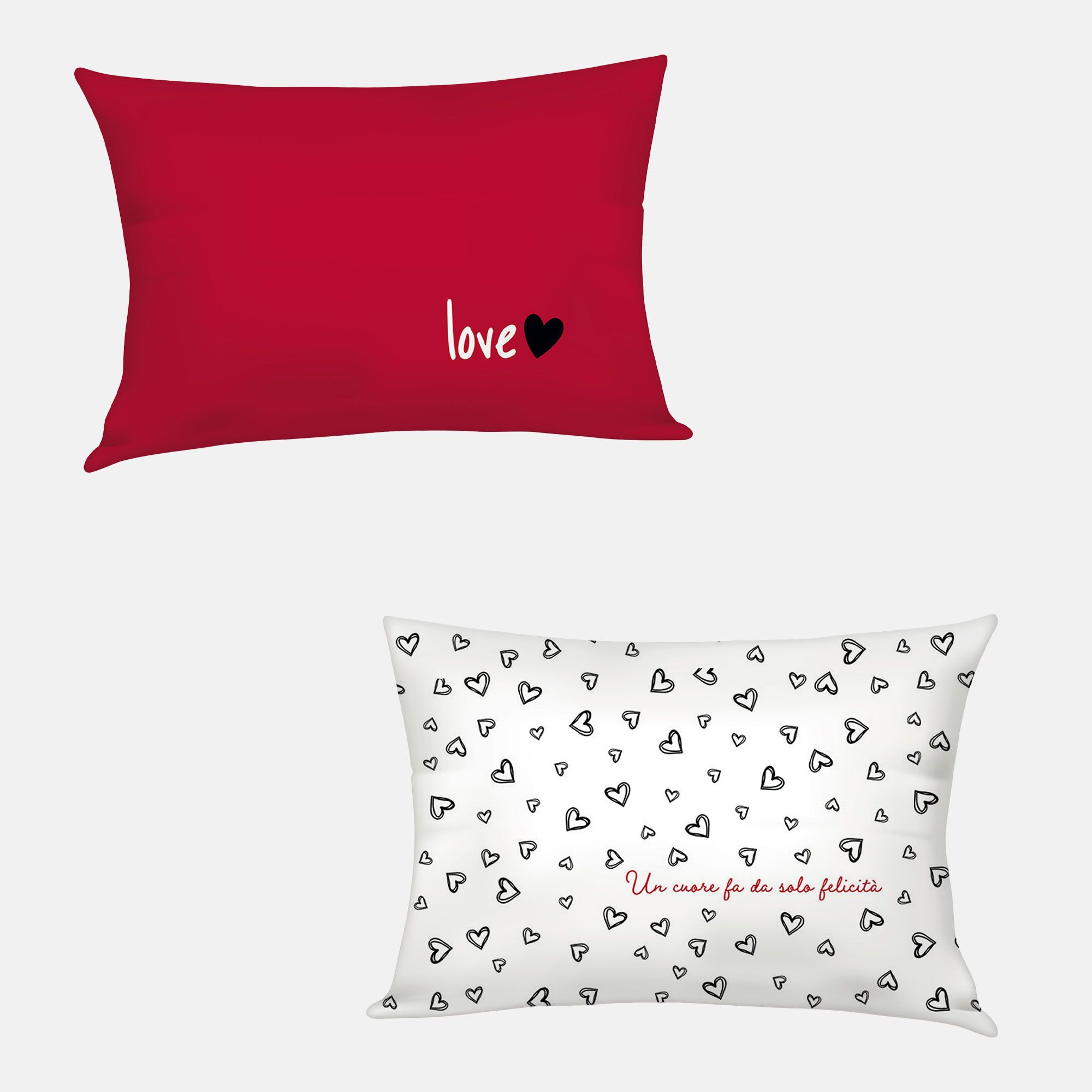 Camomilla Milano Home
Coppia di federe
in cotone 200TC
con stampa