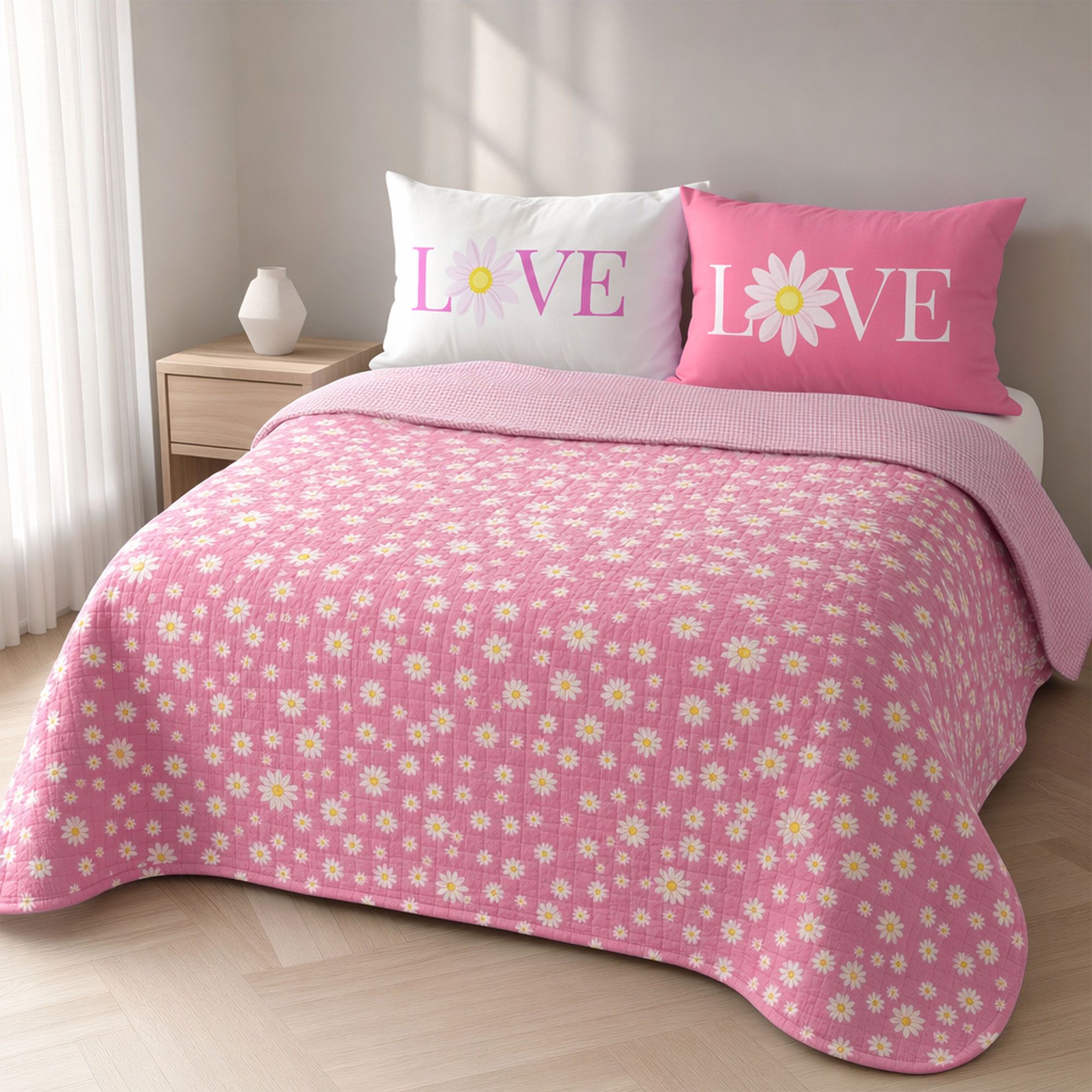 Camomilla Milano Home
Copriletto trapuntato
Daisy & Love
in cotone 200 TC