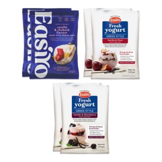 Easiyo
Kit 6kg di
yogurt stile greco
gusti frutta