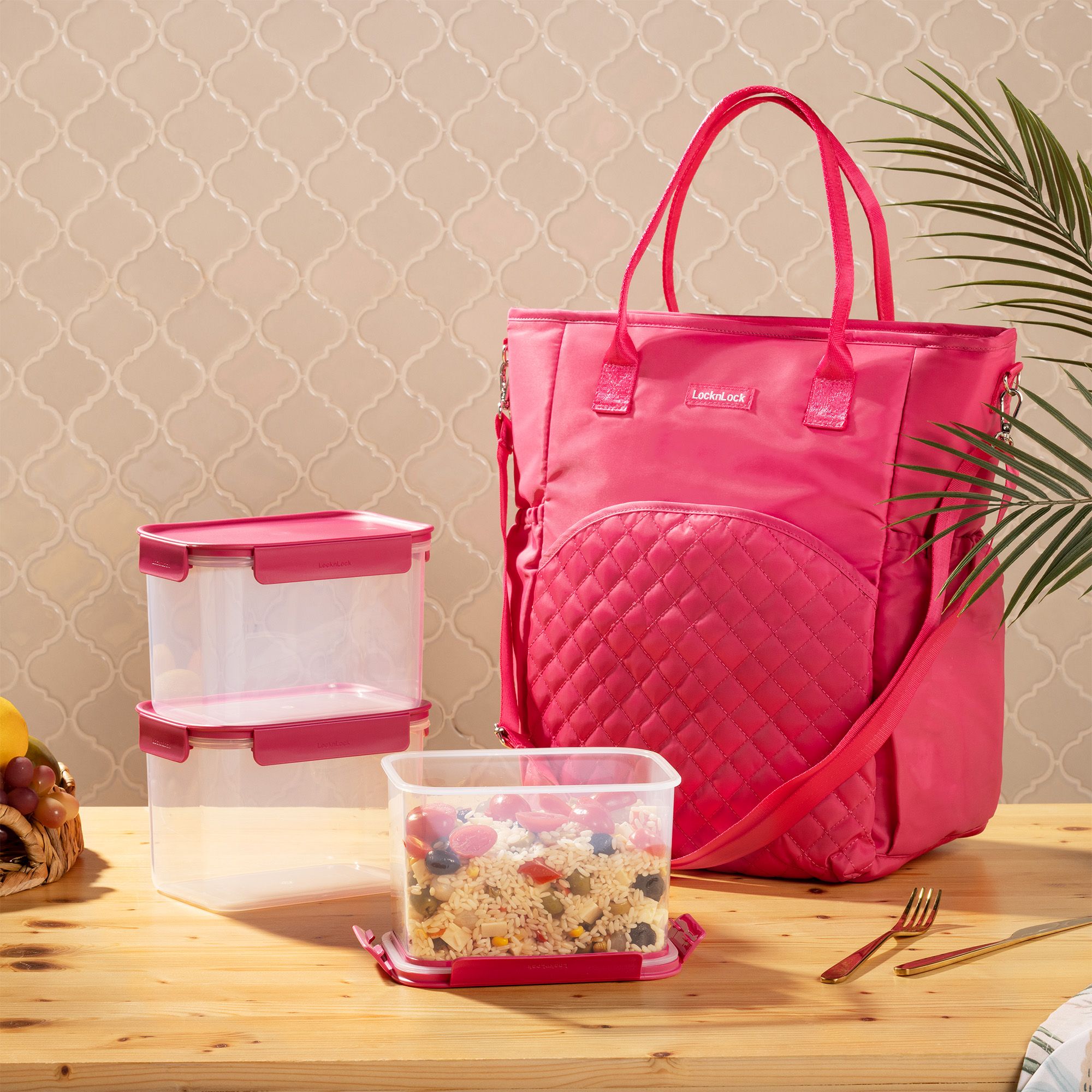 LocknLock
Borsa termica
con 3 contenitori
e busta ghiaccio
