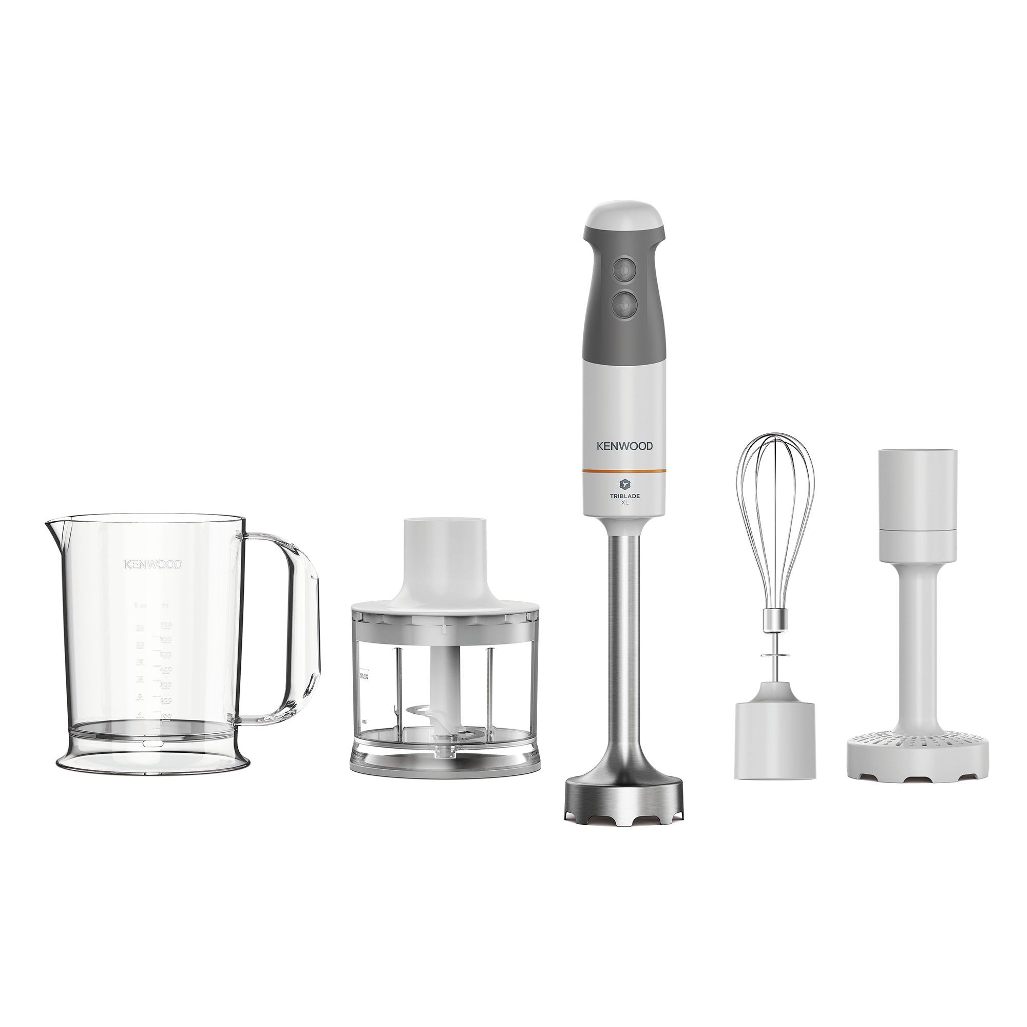 Kenwood HBM40.306WH
Mixer Triblade XL
Frullatore/sbattitore
850W, con accessori
