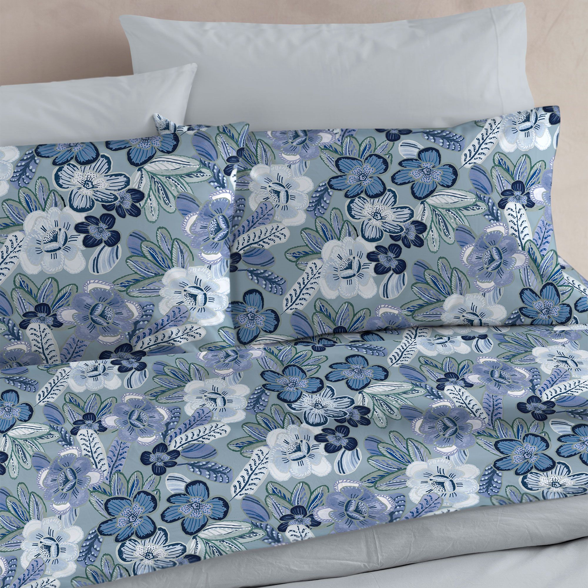 Carillo Home Completo letto matrimoniale in cotone