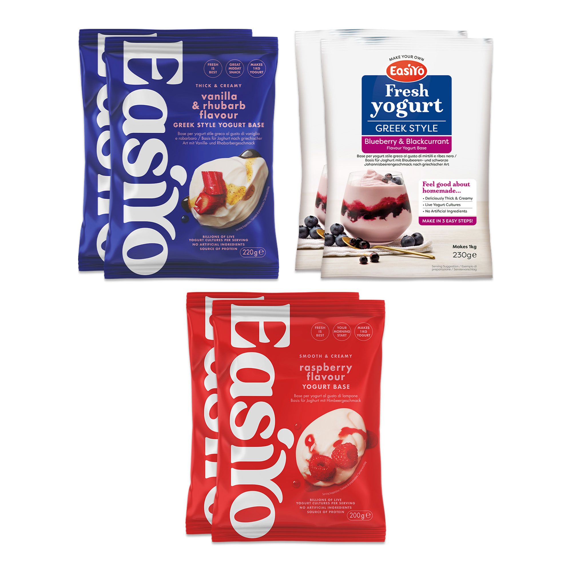  Easiyo
Kit 6kg di
yogurt stile greco
gusto frutta