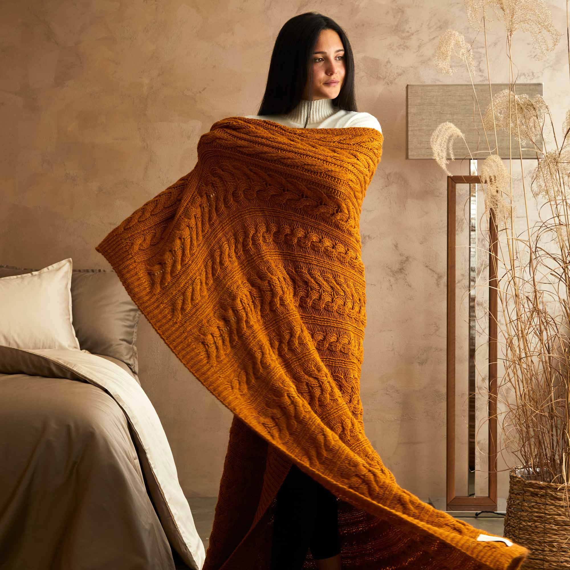 Biancoperla
Plaid Brighton
in misto lana 
140x180 cm