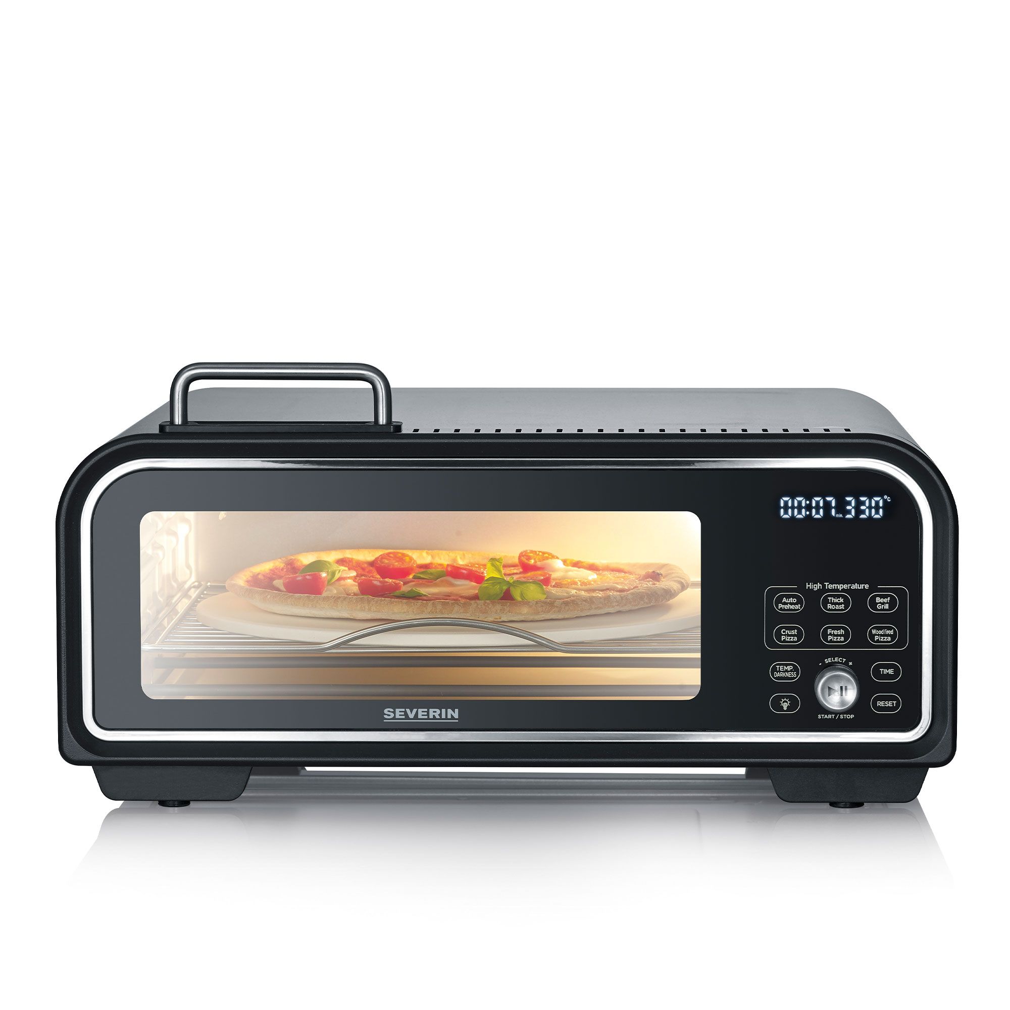 Severin PG 8575
Forno pizza Serico
Funzione Airfryer
da 40 a 400 °C