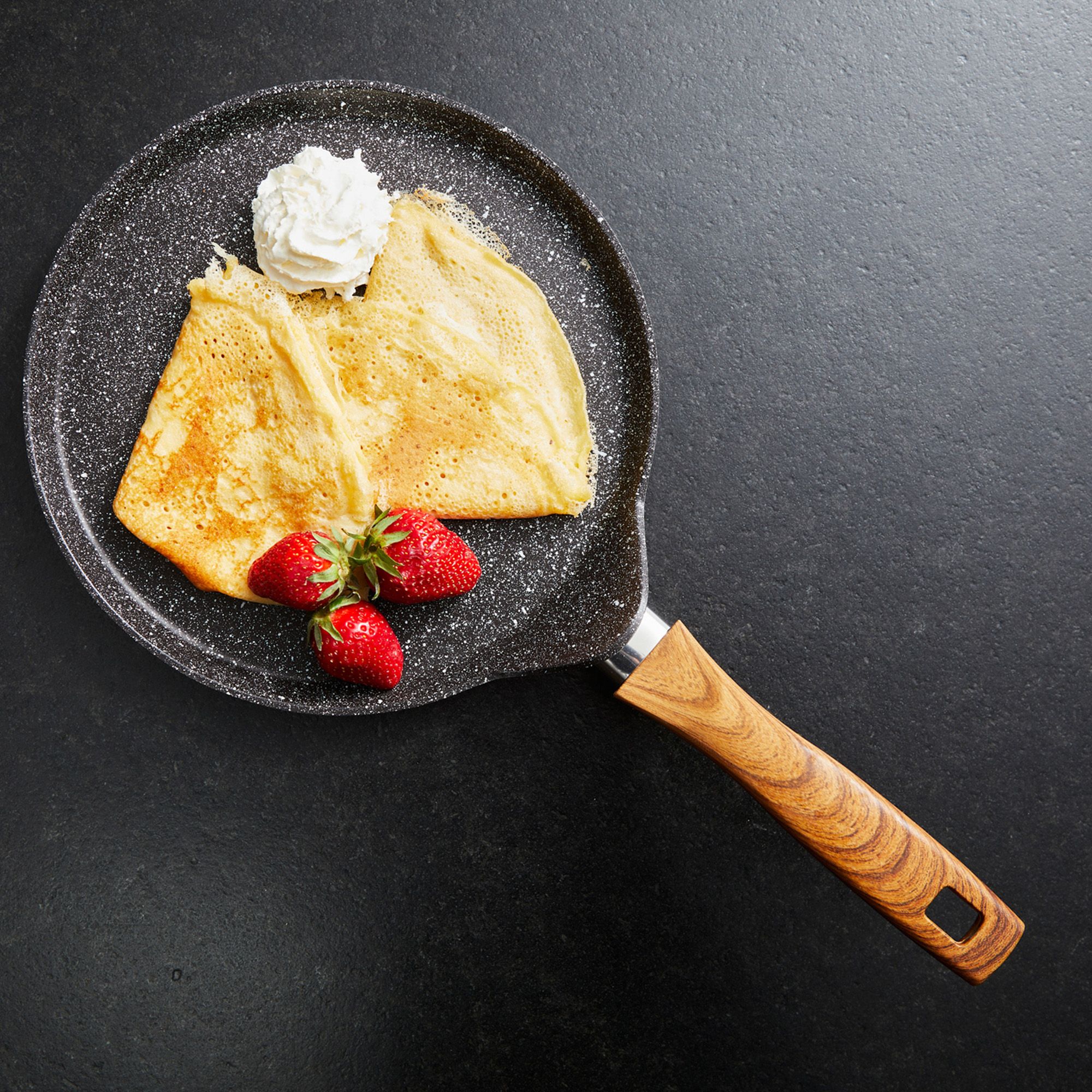 Stoneline
Padella (25 cm)
e rullo per crêpes