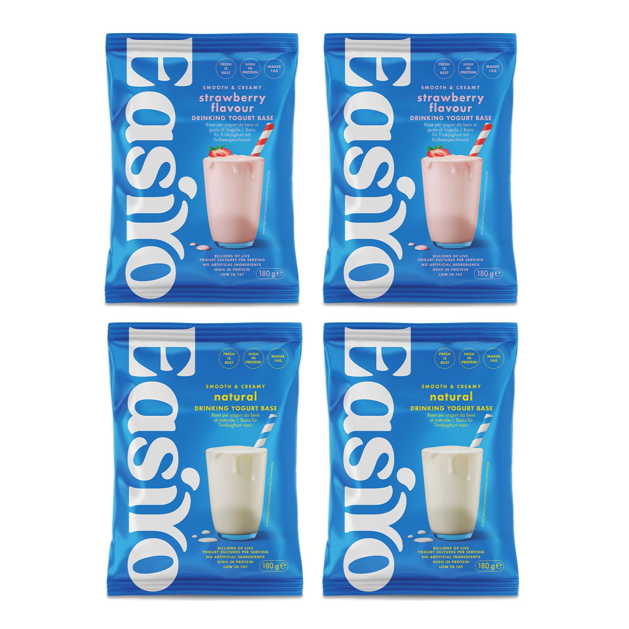 Easiyo
4 sacchetti per
yogurt da bere