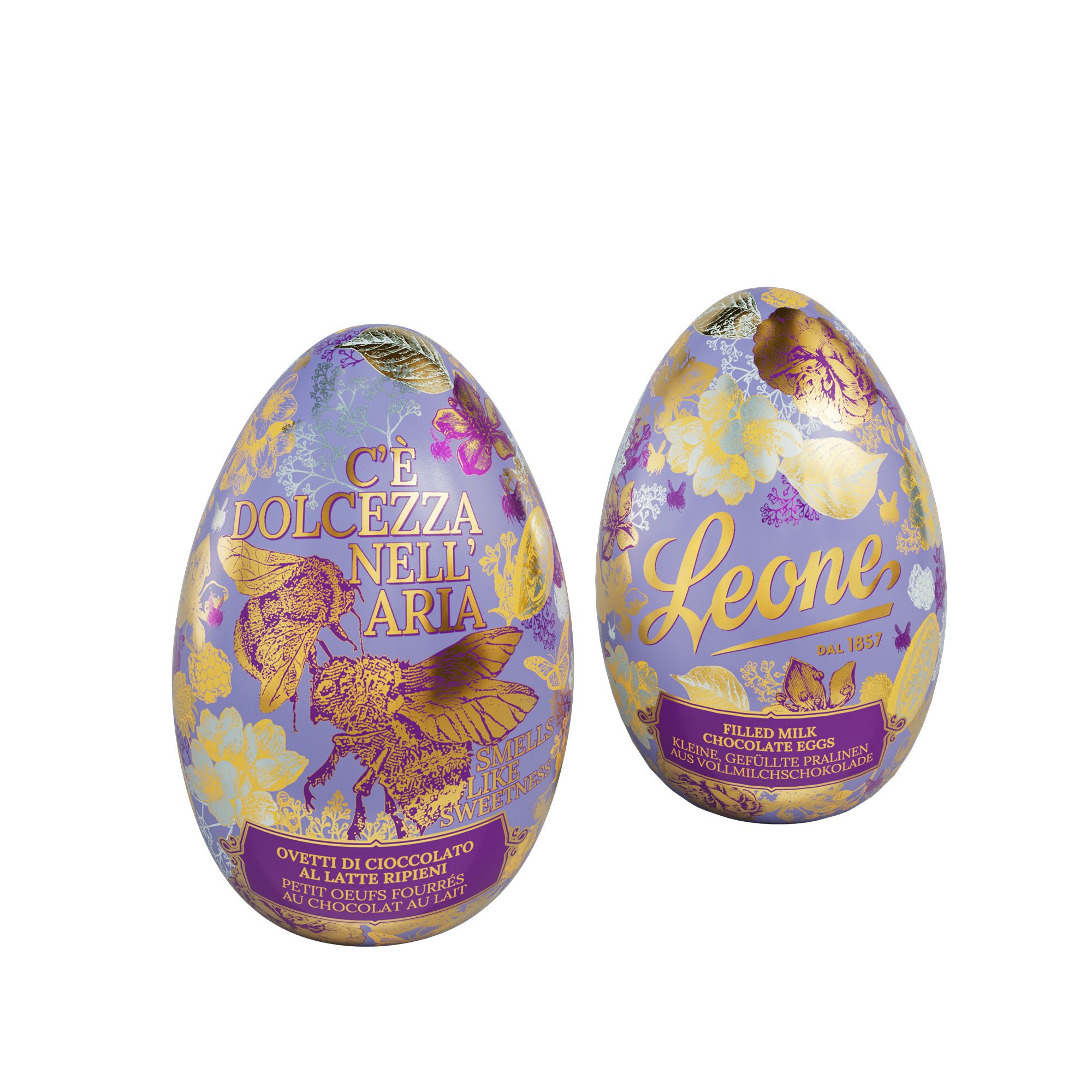 Pastiglie Leone
Cioccolatini
in latta decorata
a forma di uovo (90g)