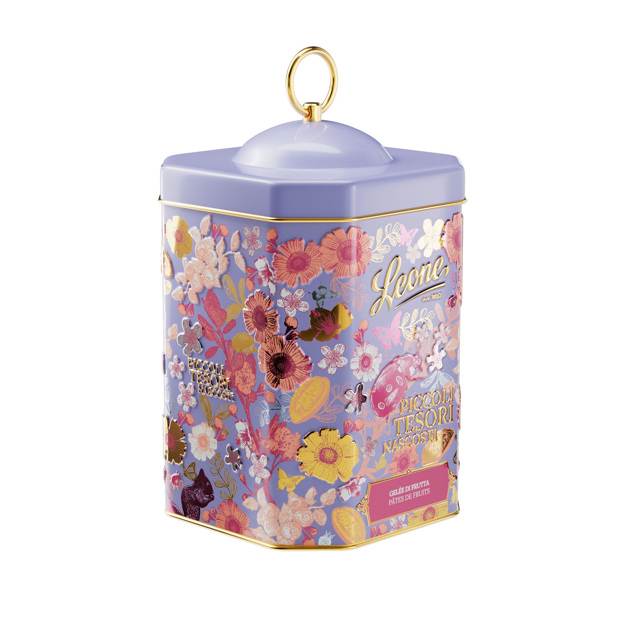 Pastiglie Leone
Latta coccinella
con gelée di frutta
(350 g)