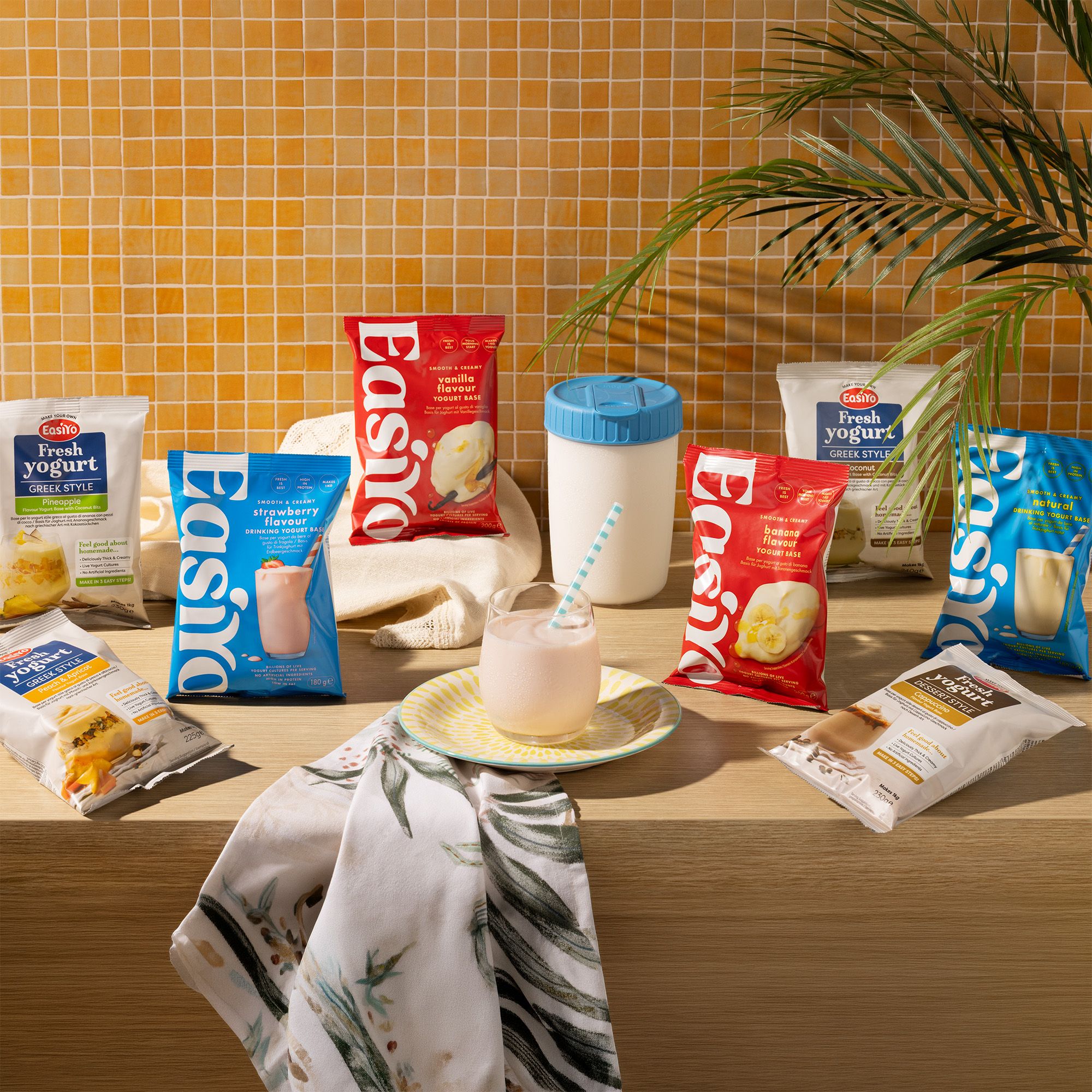 Easiyo
8 sacchetti + 1
barattolo per yogurt
da bere